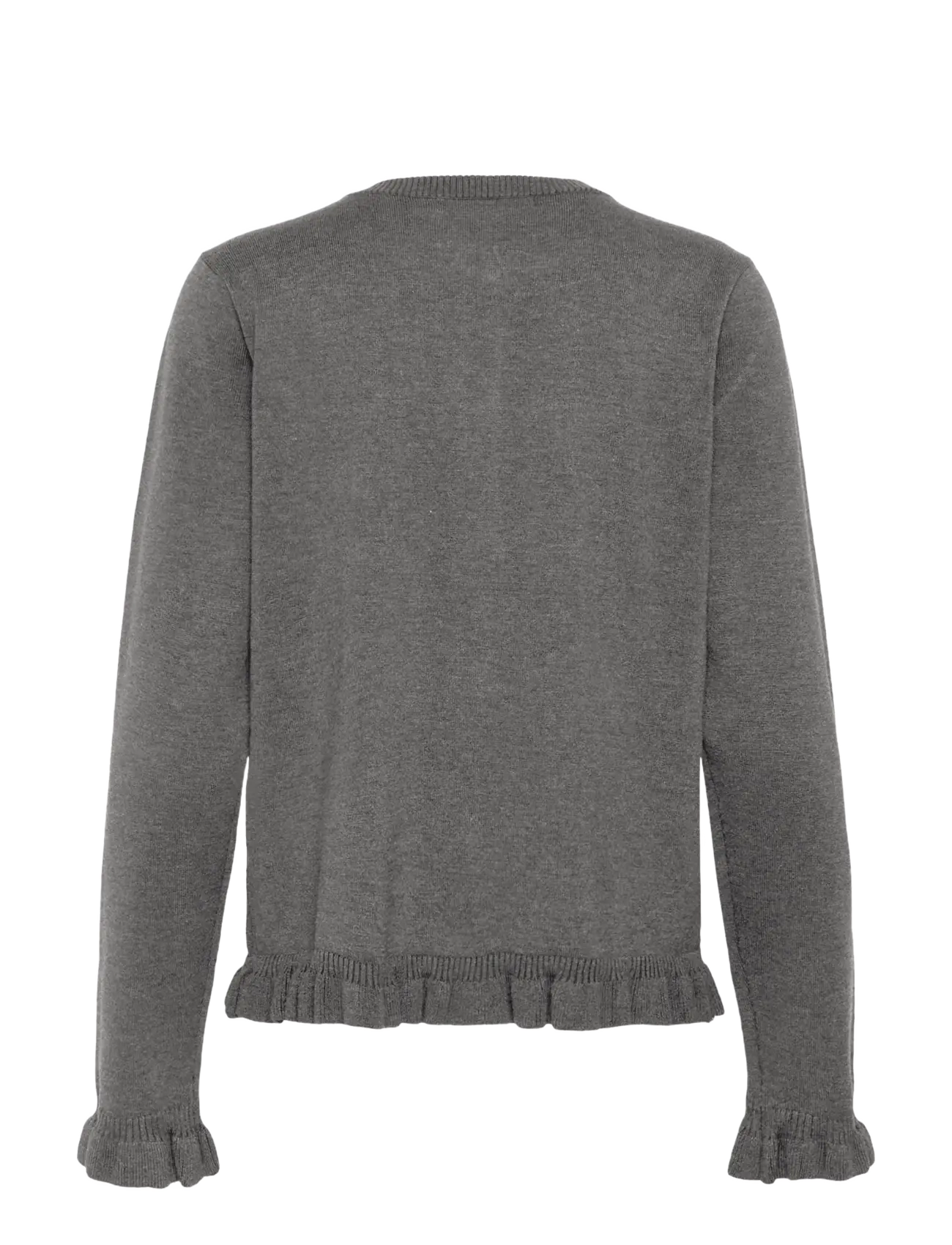 Culture - CUclare Annemarie Frill Cardigan - kardiganid - mid grey melange - 1