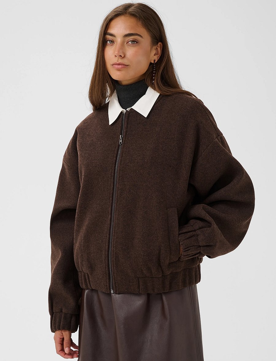 Culture - CUpalona BomberJacket - bomberjacken - coffee bean melange - 2