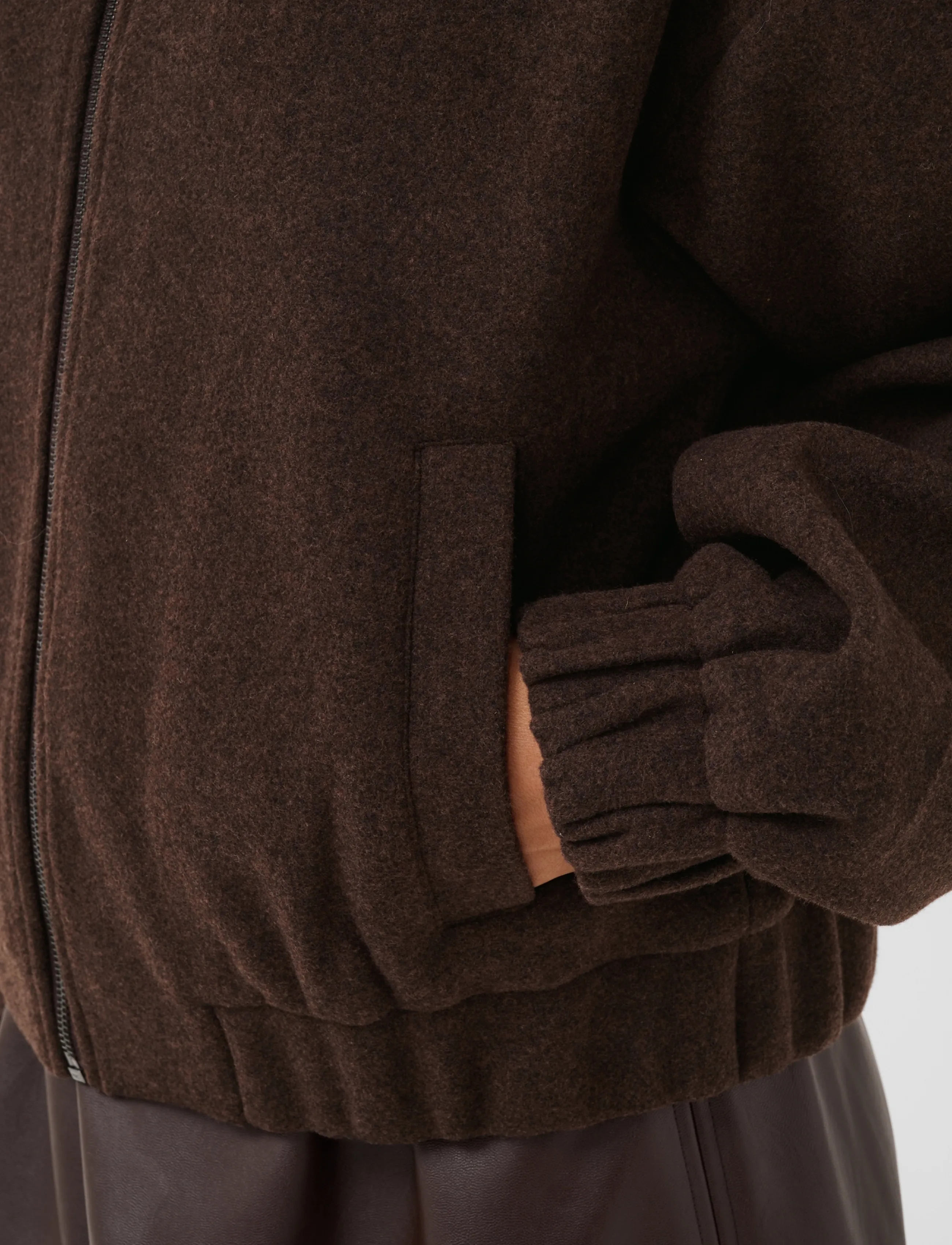 Culture - CUpalona BomberJacket - bomberjacken - coffee bean melange - 5