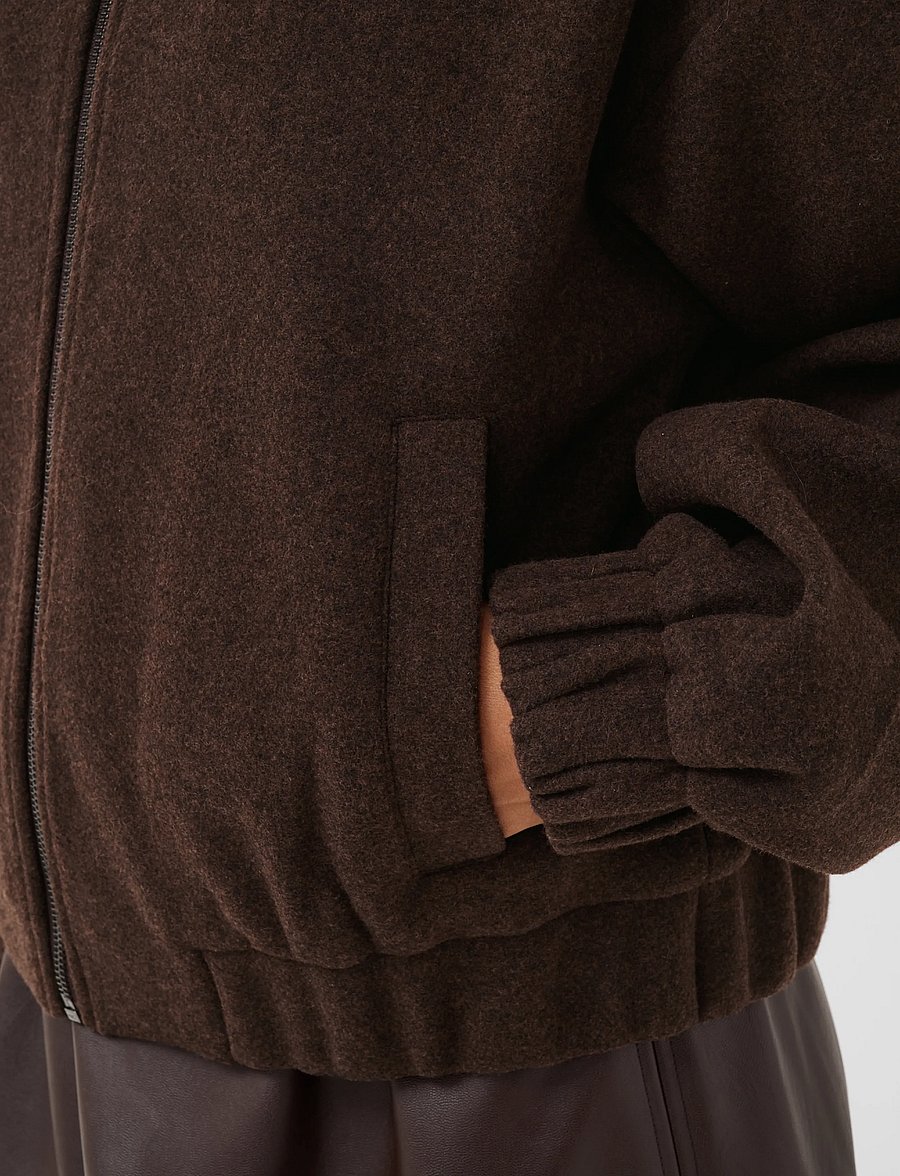 Culture - CUpalona BomberJacket - bomberjacken - coffee bean melange - 5