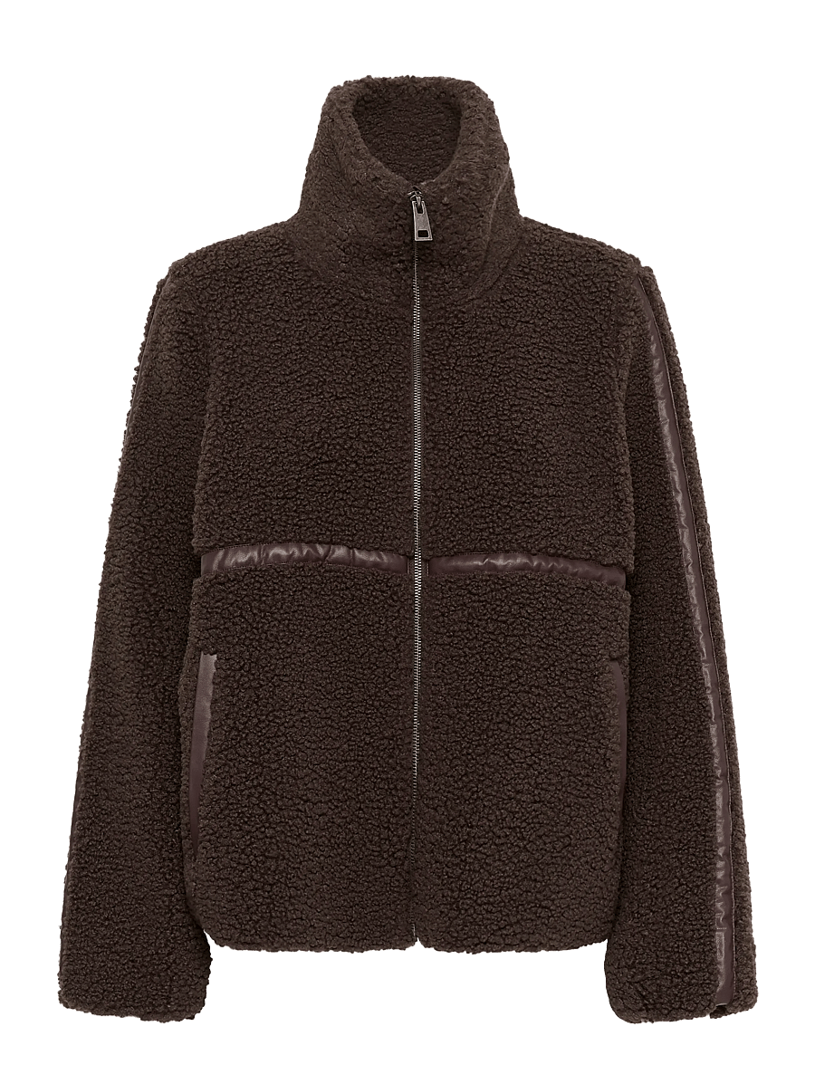Culture - CUluni Bilba Teddy Jacket - kunstpelz - coffee bean - 0