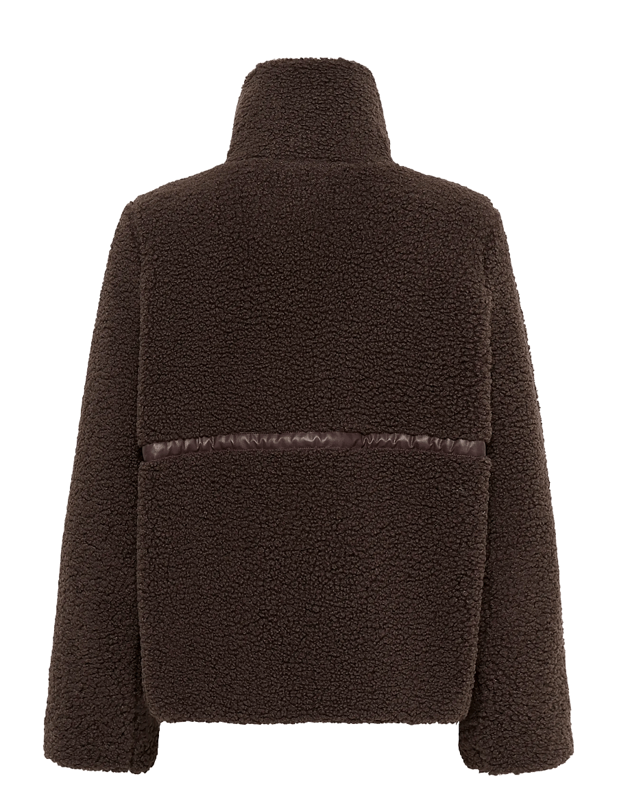 Culture - CUluni Bilba Teddy Jacket - kunstpelz - coffee bean - 1