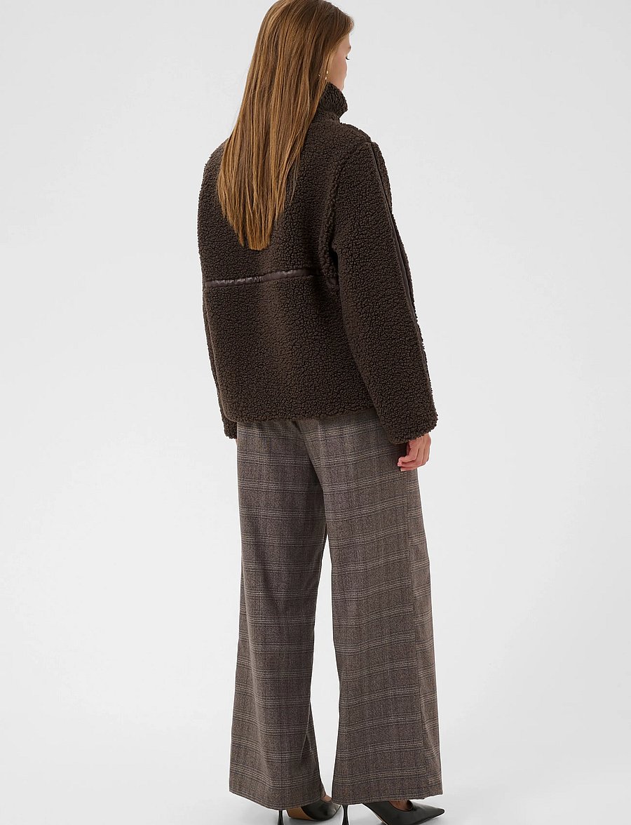 Culture - CUluni Bilba Teddy Jacket - kunstpelz - coffee bean - 4