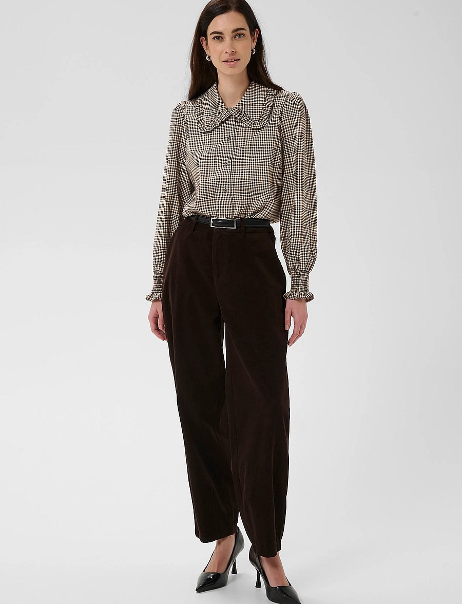 Culture - CUbirsen Shirt - langärmlige hemden - black check - 3