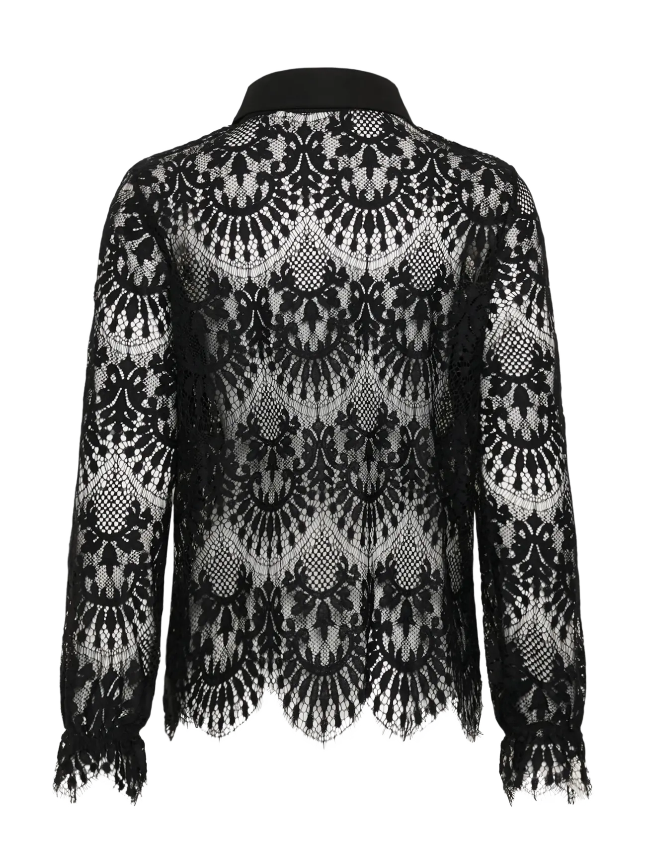 Culture - CUarto Okram Shirt - långärmade blusar - black - 1