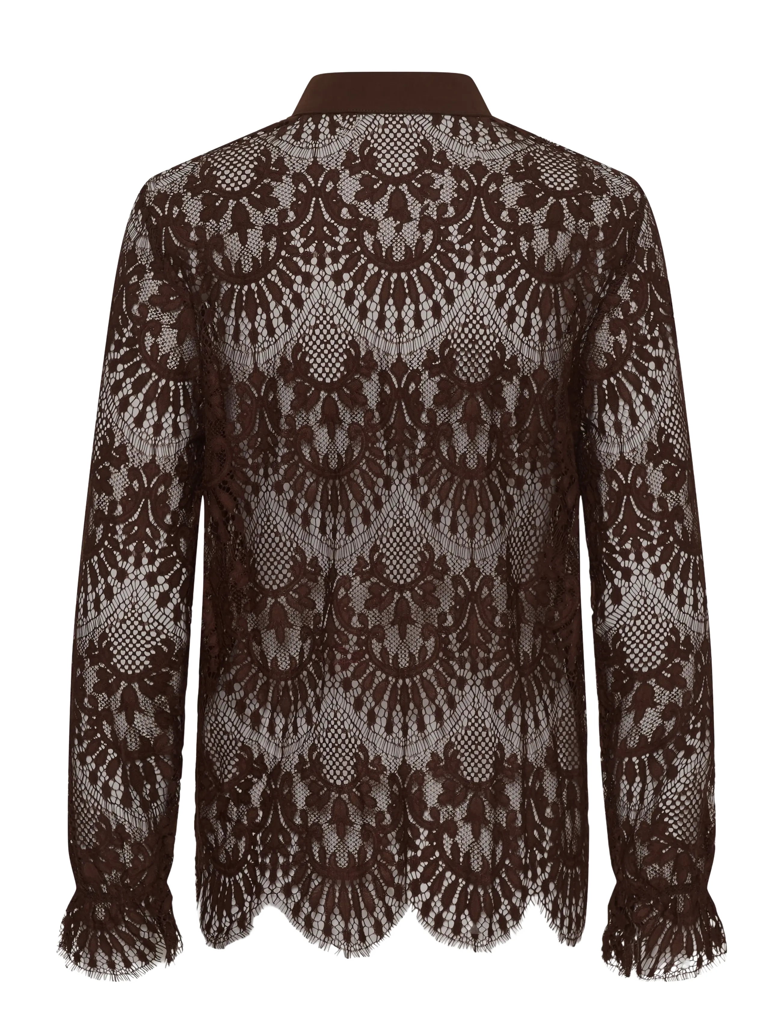 Culture - CUarto Okram Shirt - langærmede bluser - coffee bean - 1