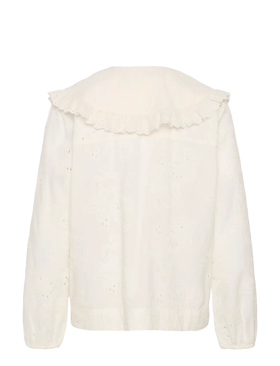 Culture - CUclaramille Shirt - langærmede skjorter - spring gardenia - 1