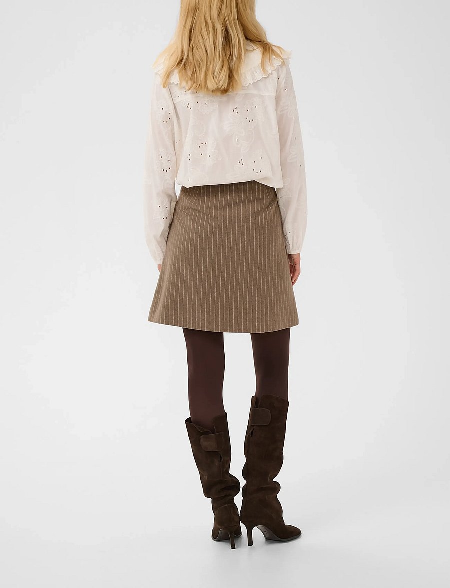 Culture - CUclaramille Shirt - langærmede skjorter - spring gardenia - 4
