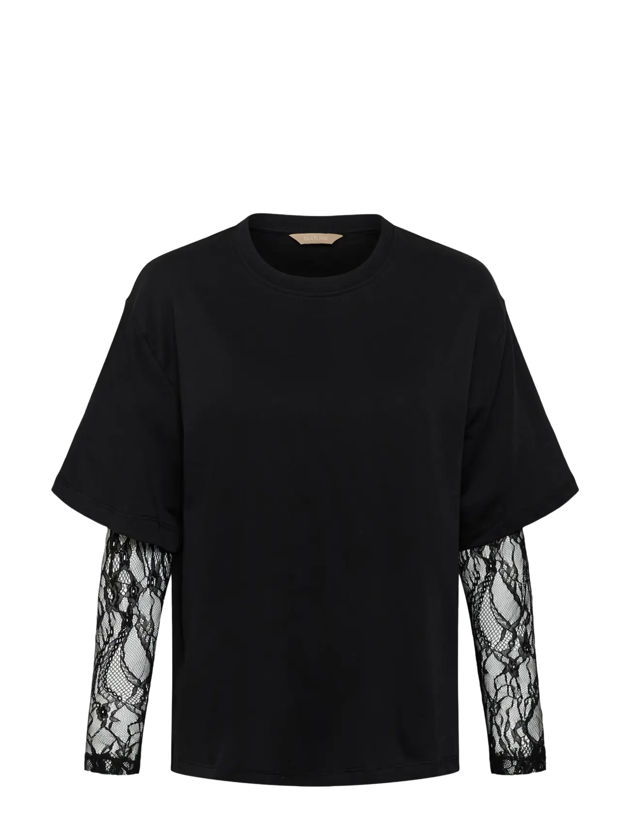 Culture CUcolum T-Shirt - T-Shirts & Tops - BLACK / black