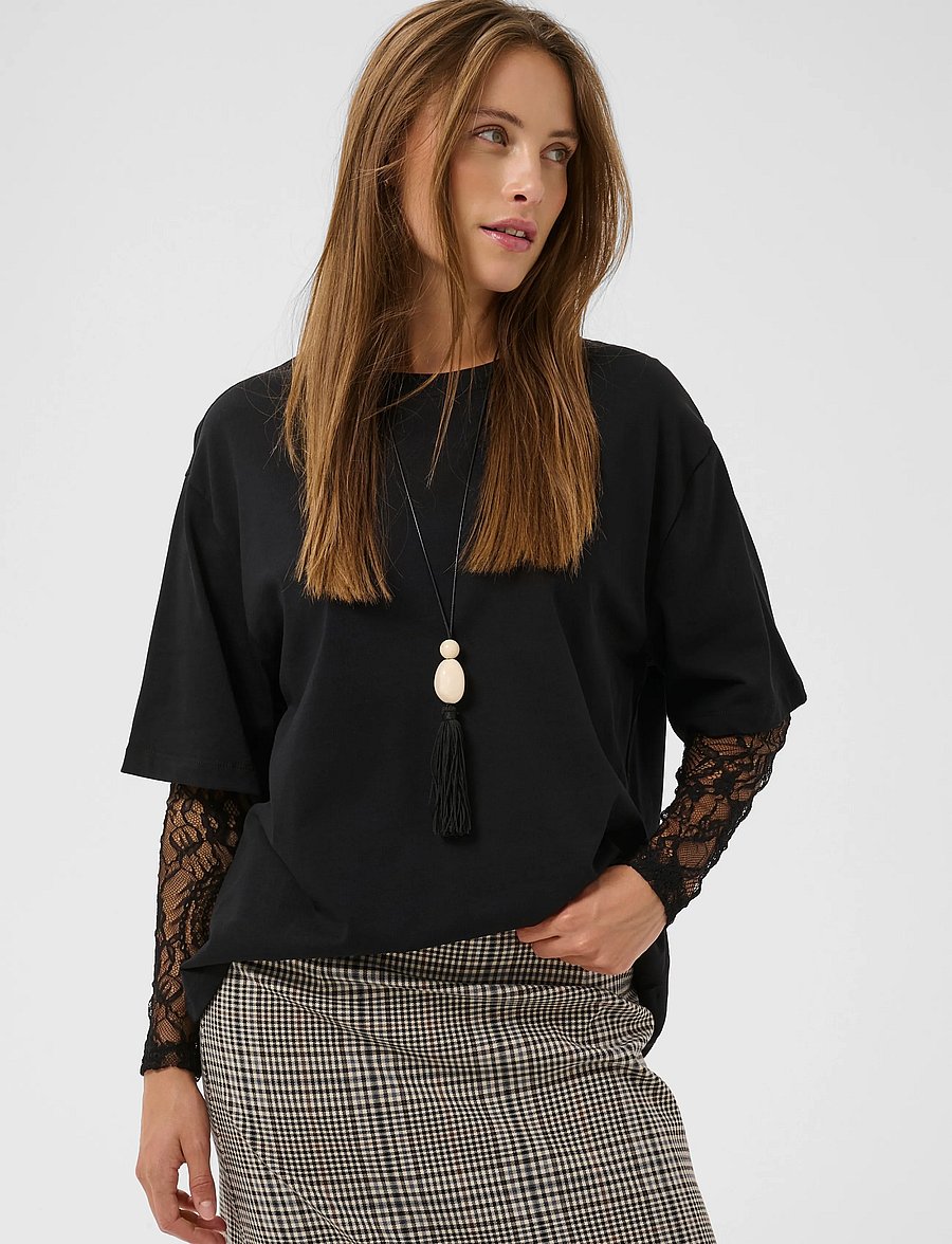 Culture - CUcolum T-Shirt - t-särgid - black - 2