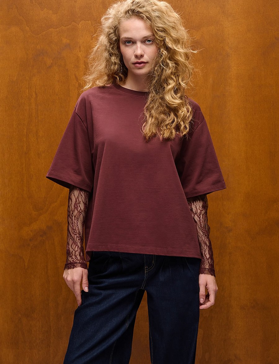 Culture - CUcolum T-Shirt - t-shirts - chocolate truffle - 5