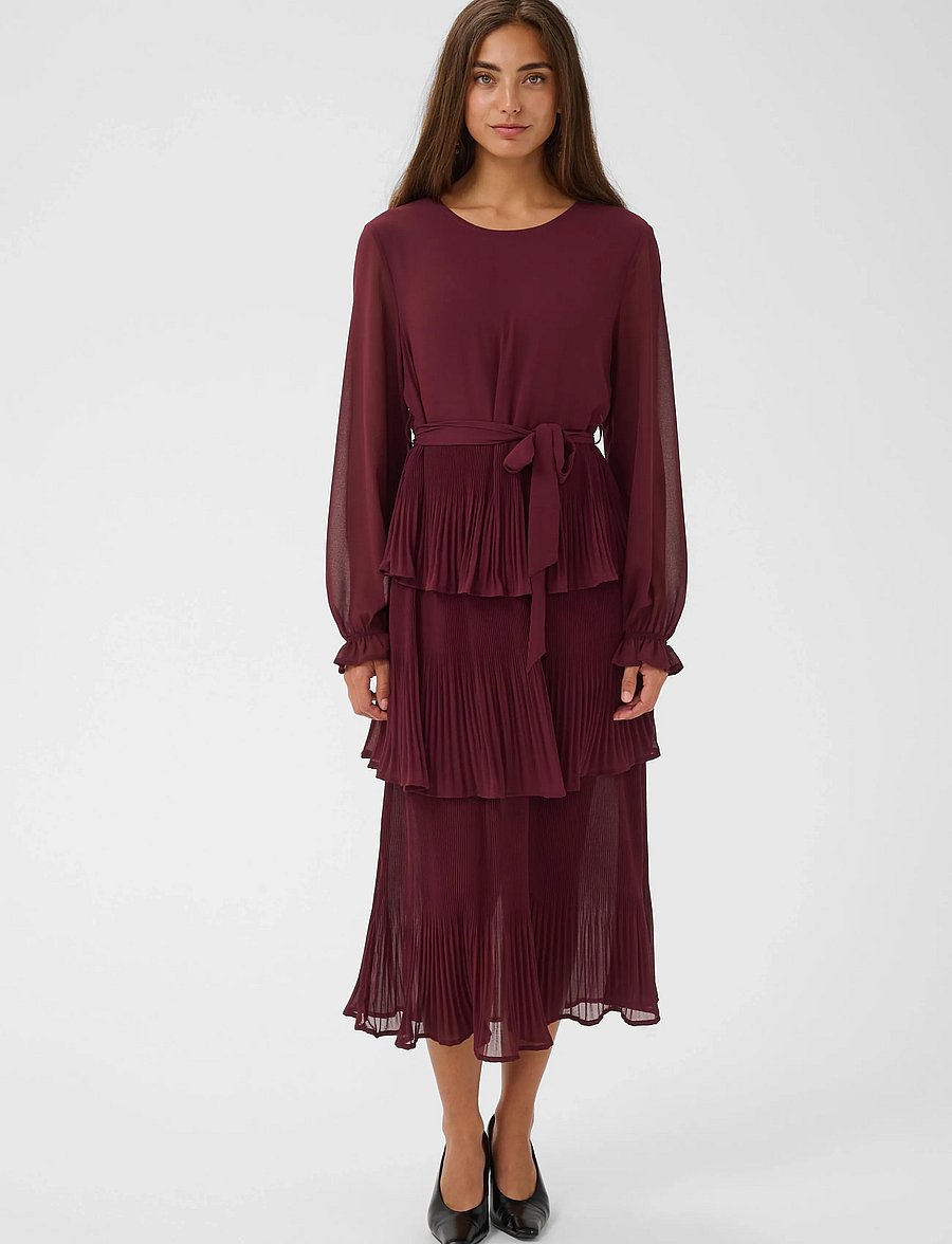 Culture - CUcat Fika Dress - maksikleidid - zinfandel - 2