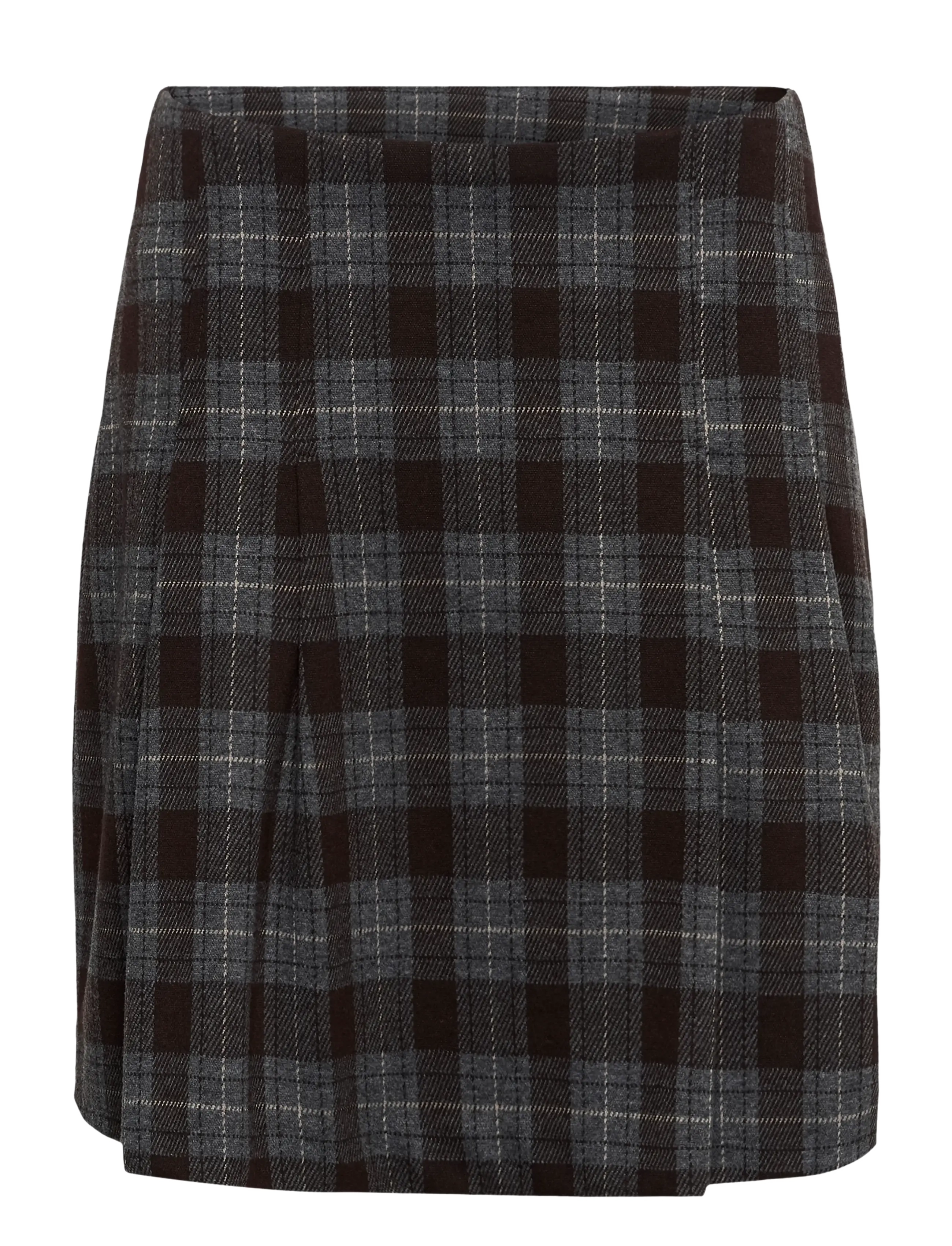 Culture CUkalli Skirt - Röcke - BROWN CHECK / brown