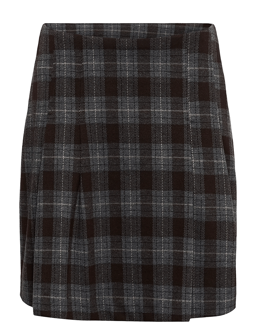 Culture - CUkalli Skirt - kurze röcke - brown check - 0