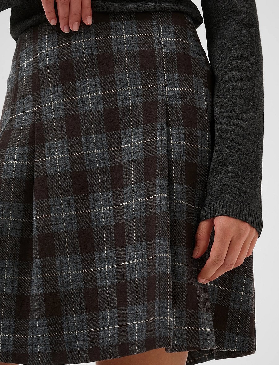 Culture - CUkalli Skirt - kurze röcke - brown check - 5