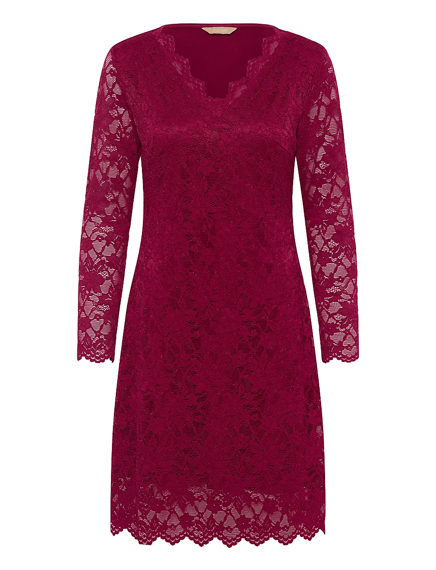 Culture - CUlively Dress - lace dresses - zinfandel - 0