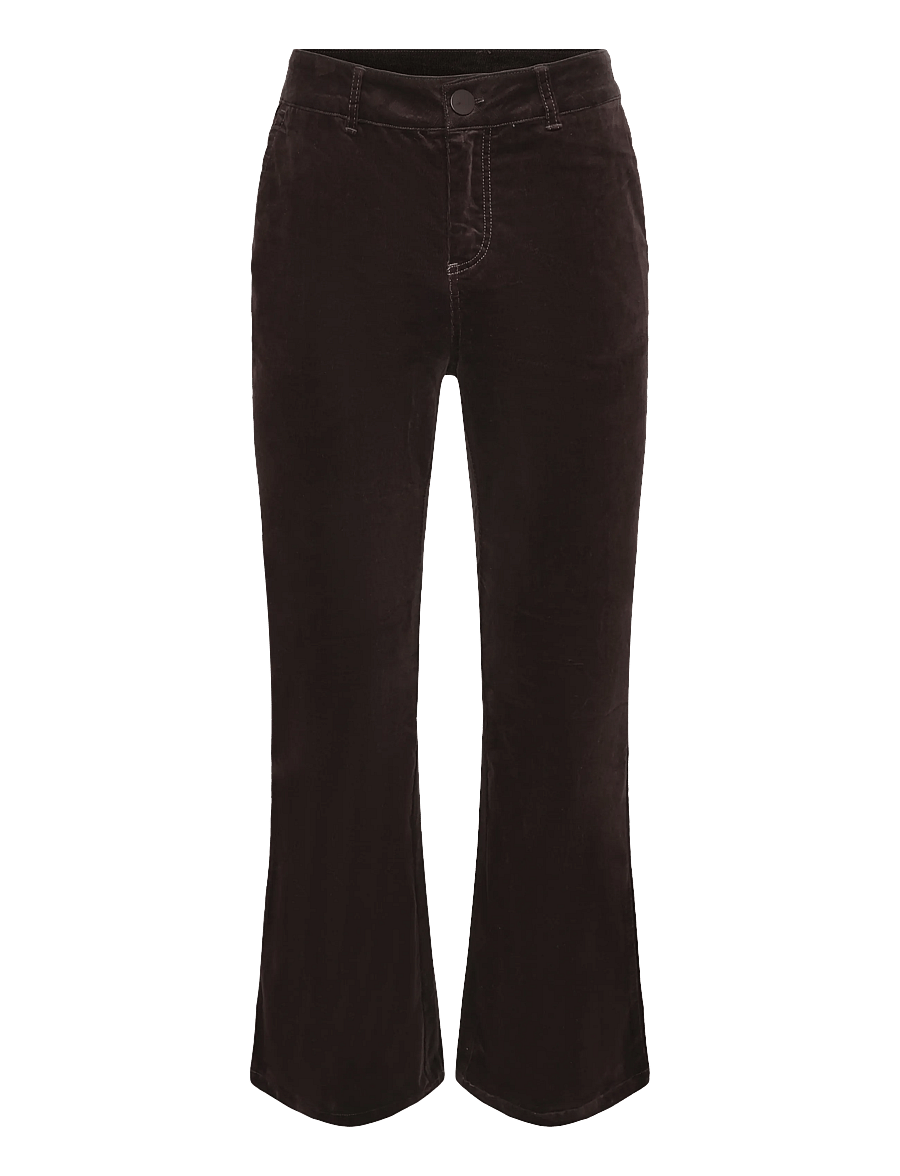 Culture - CUtulum Flare Pants - corduroy pants - coffee bean - 0