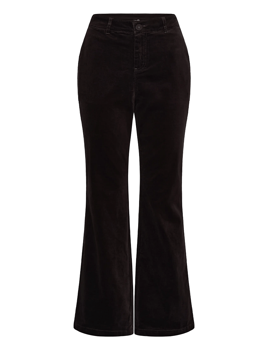 Culture - CUtulum Flare Pants - schlaghosen - coffee bean - 0