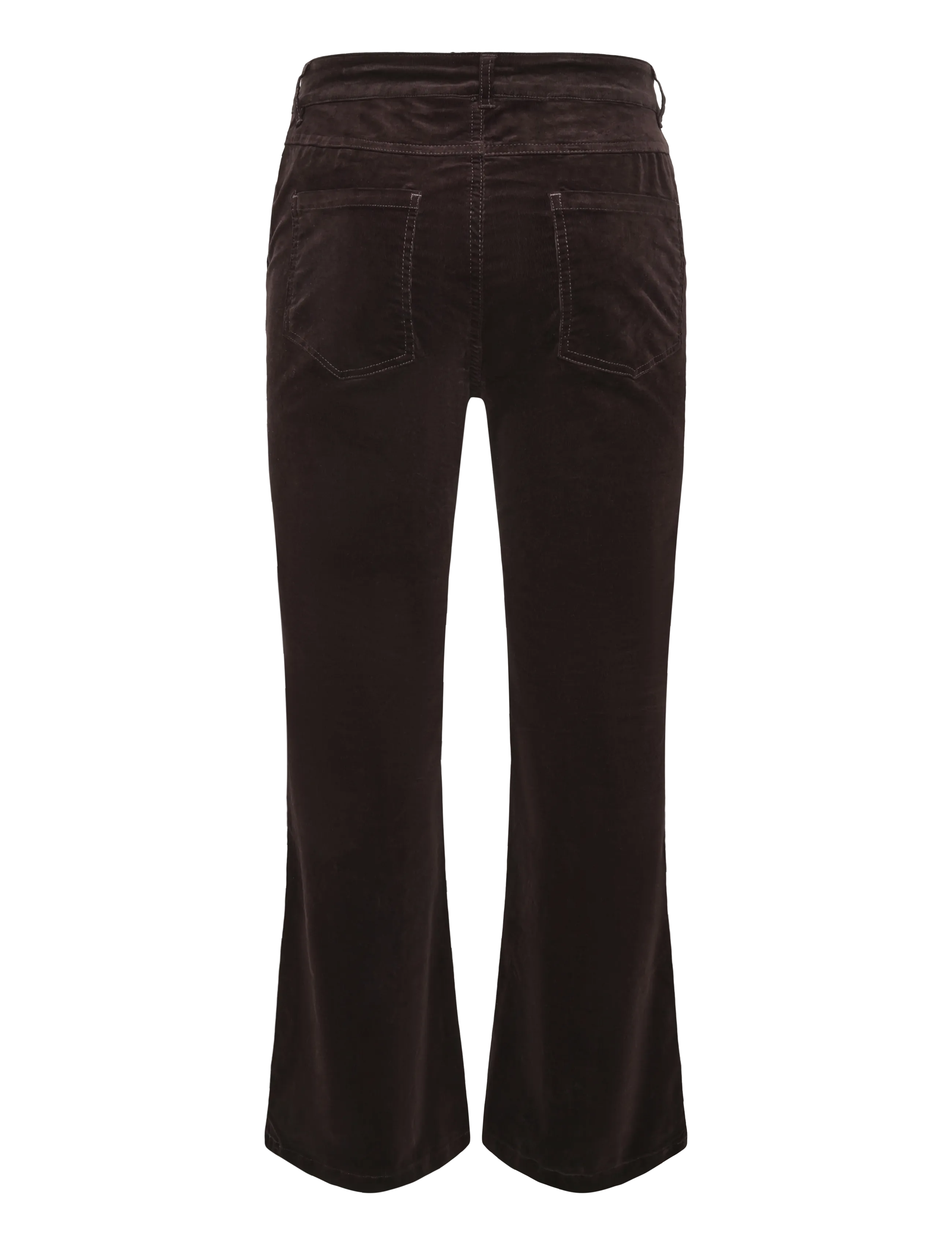 Culture - CUtulum Flare Pants - corduroy pants - coffee bean - 1
