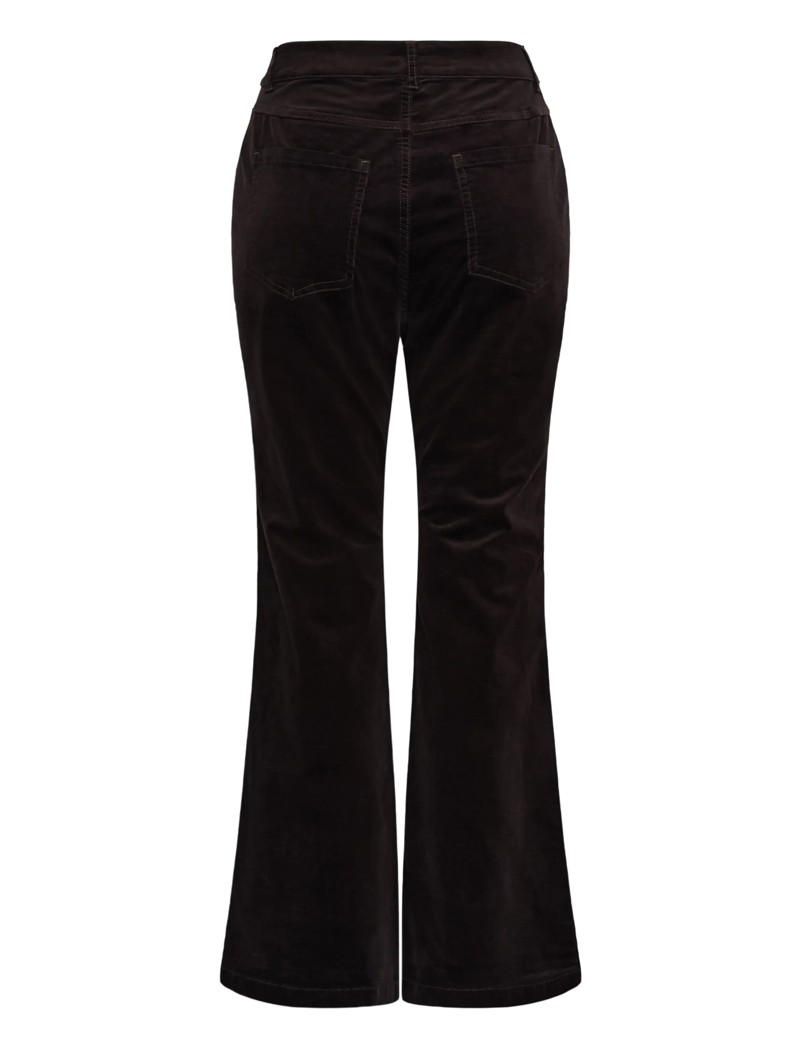 Culture - CUtulum Flare Pants - alt laiad püksid - coffee bean - 1