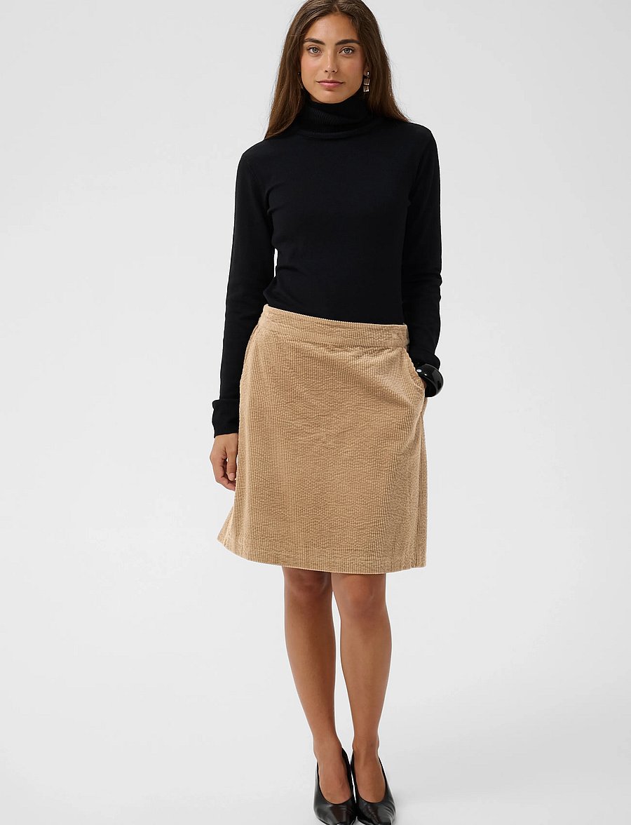 Culture - CUmadelyn Klay Skirt - short skirts - timber wolf - 3