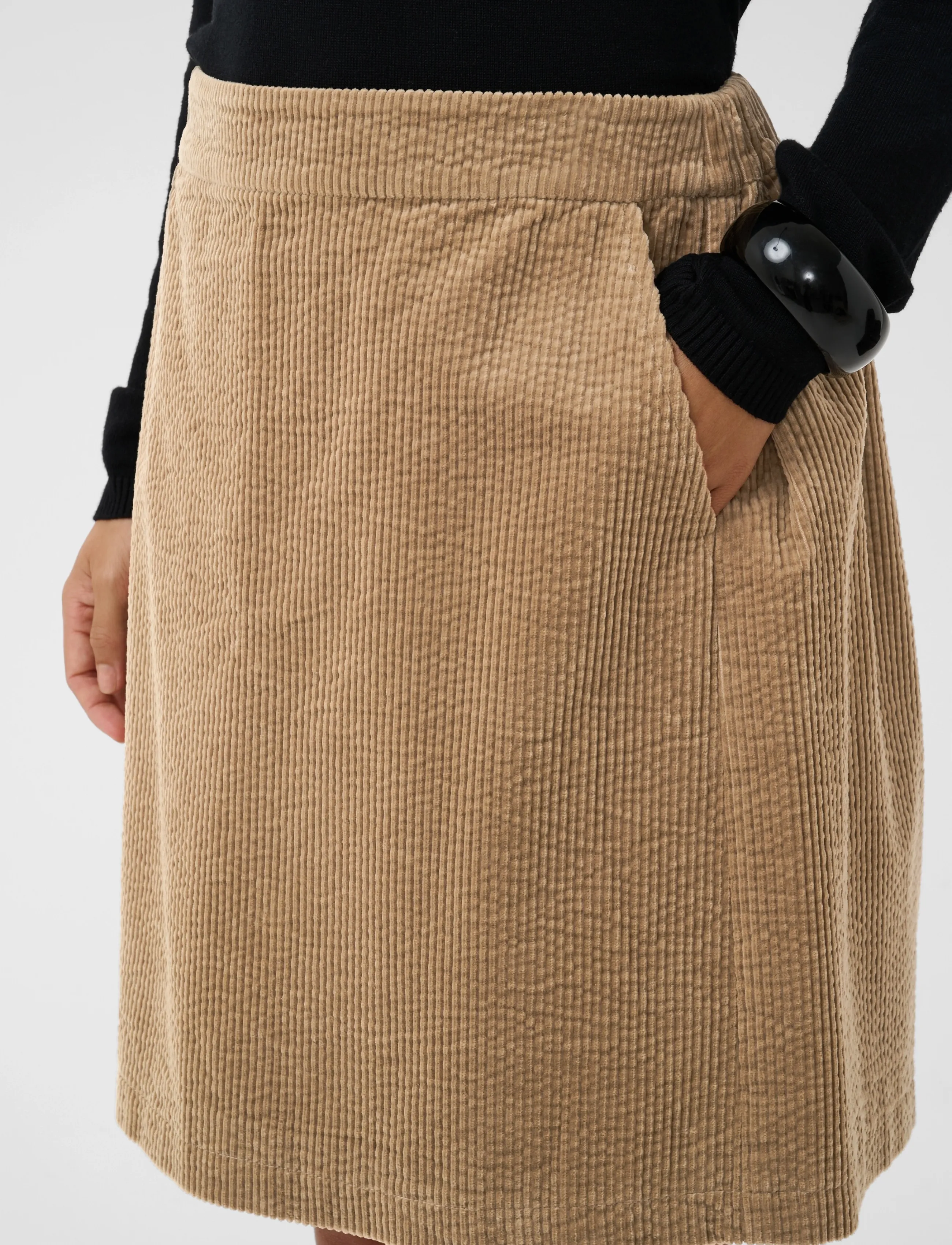 Culture - CUmadelyn Klay Skirt - short skirts - timber wolf - 5