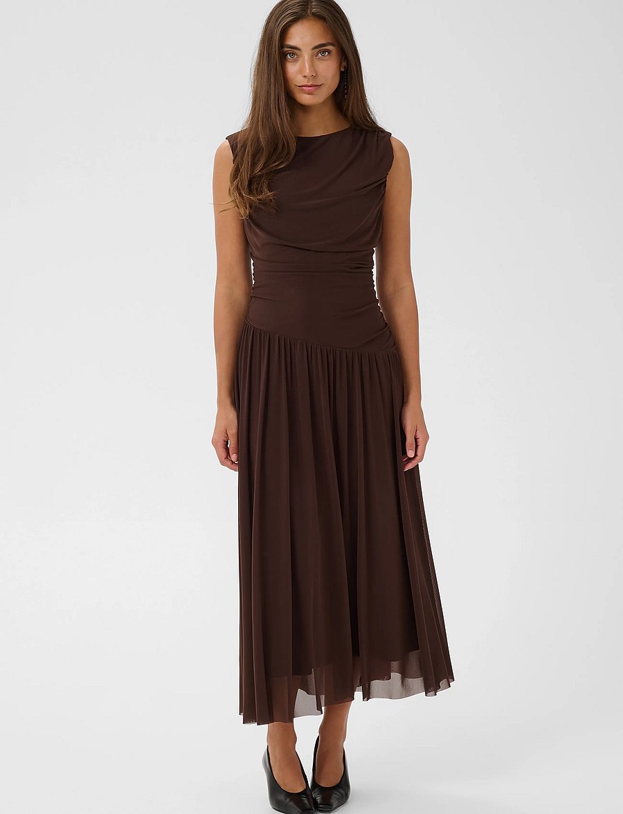 Culture - CUclark Ashley Dress - abendkleider - coffee bean - 2