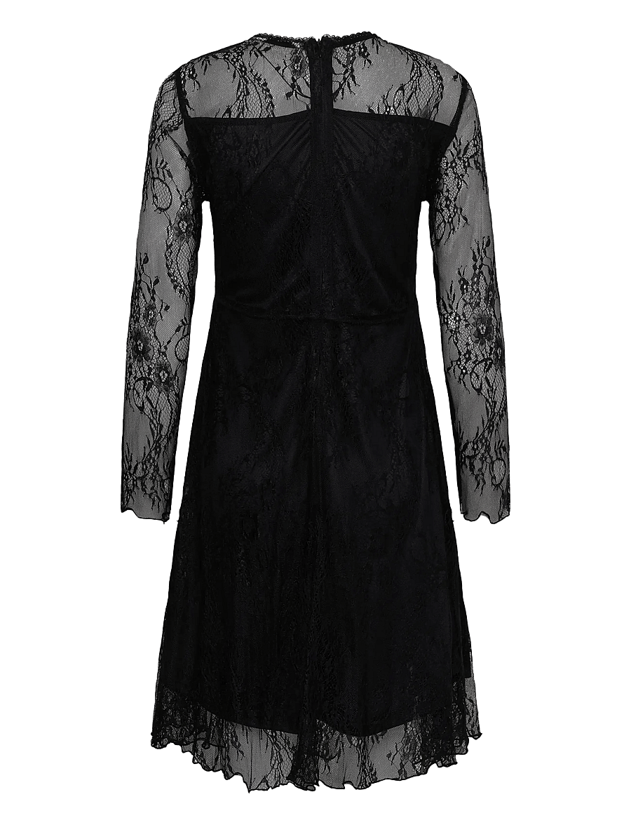 Culture - CUhenrietta Dress - pitskleidid - black - 1
