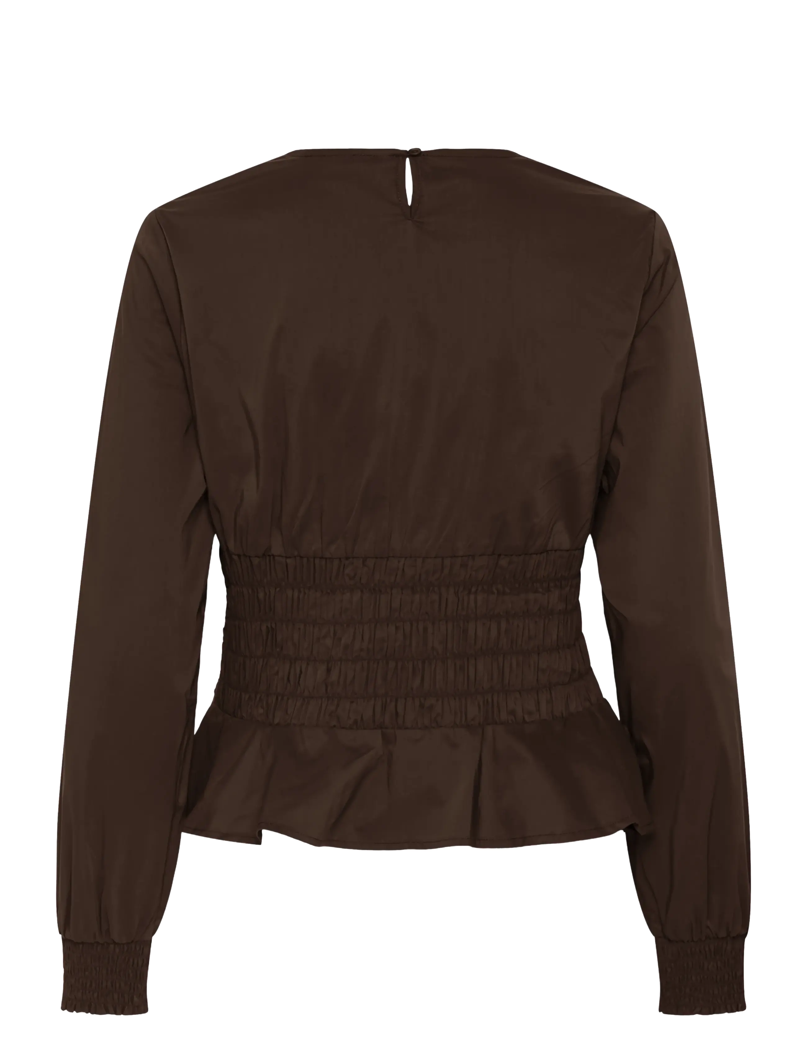 Culture - CUajda Antoinett Blouse - långärmade blusar - coffee bean - 1