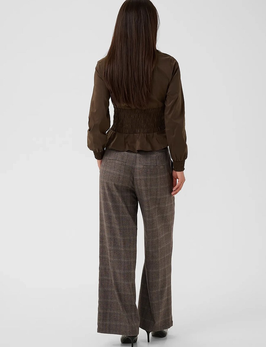 Culture - CUajda Antoinett Blouse - langærmede bluser - coffee bean - 4