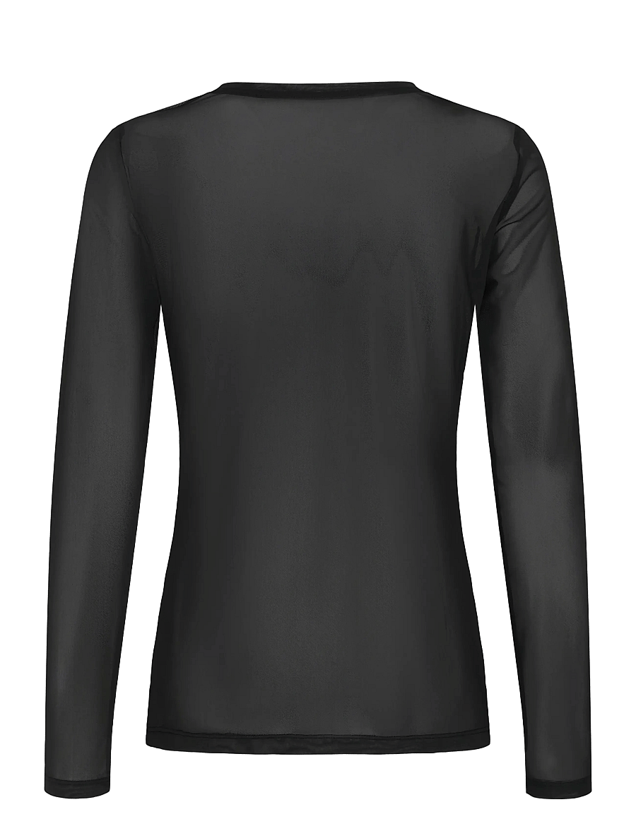 Culture - CUlaya Mesh Blouse - black - 1