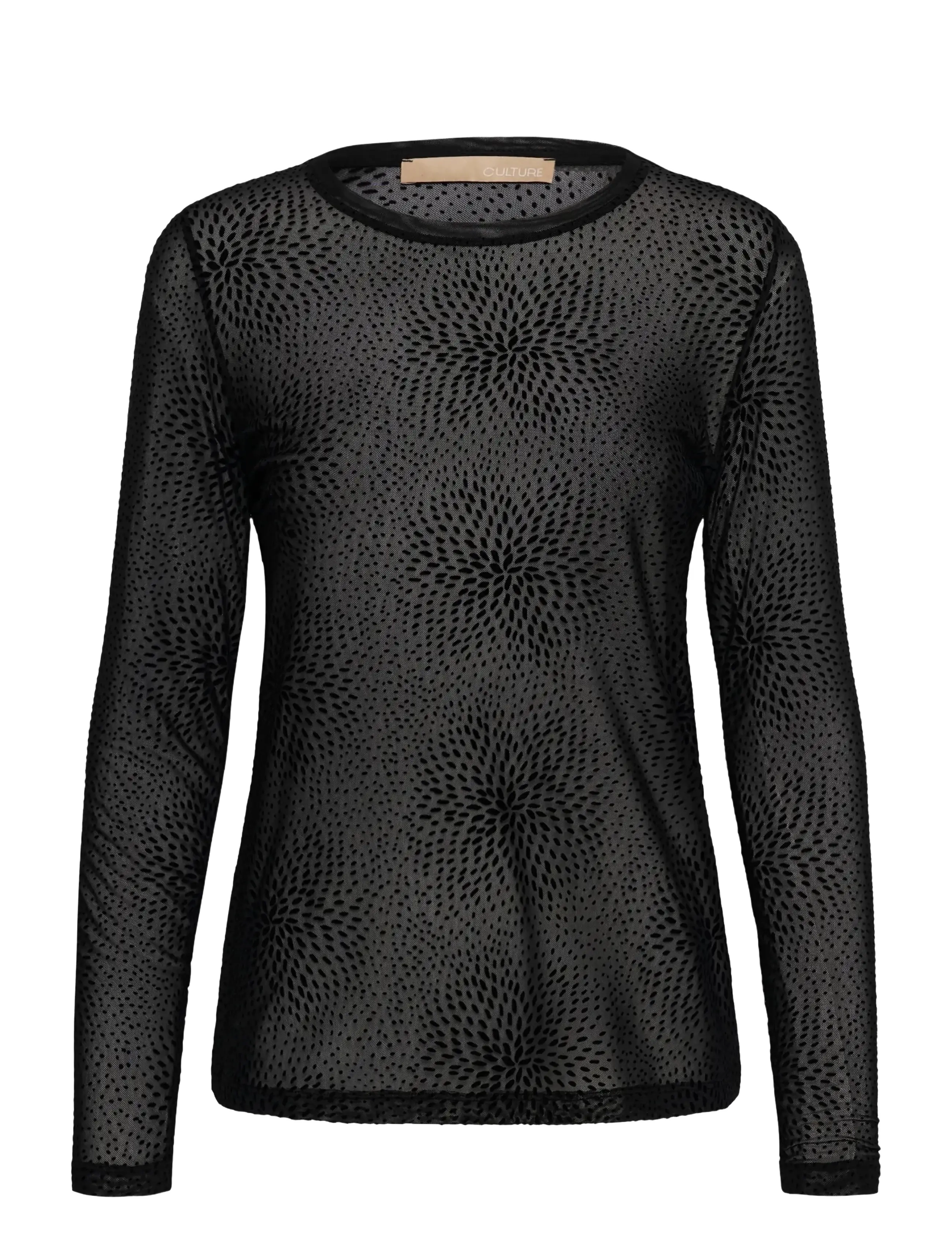 Culture CULAYA MESH BLOUSE - Blusen & Hemden - METEORITE FLOWER / black