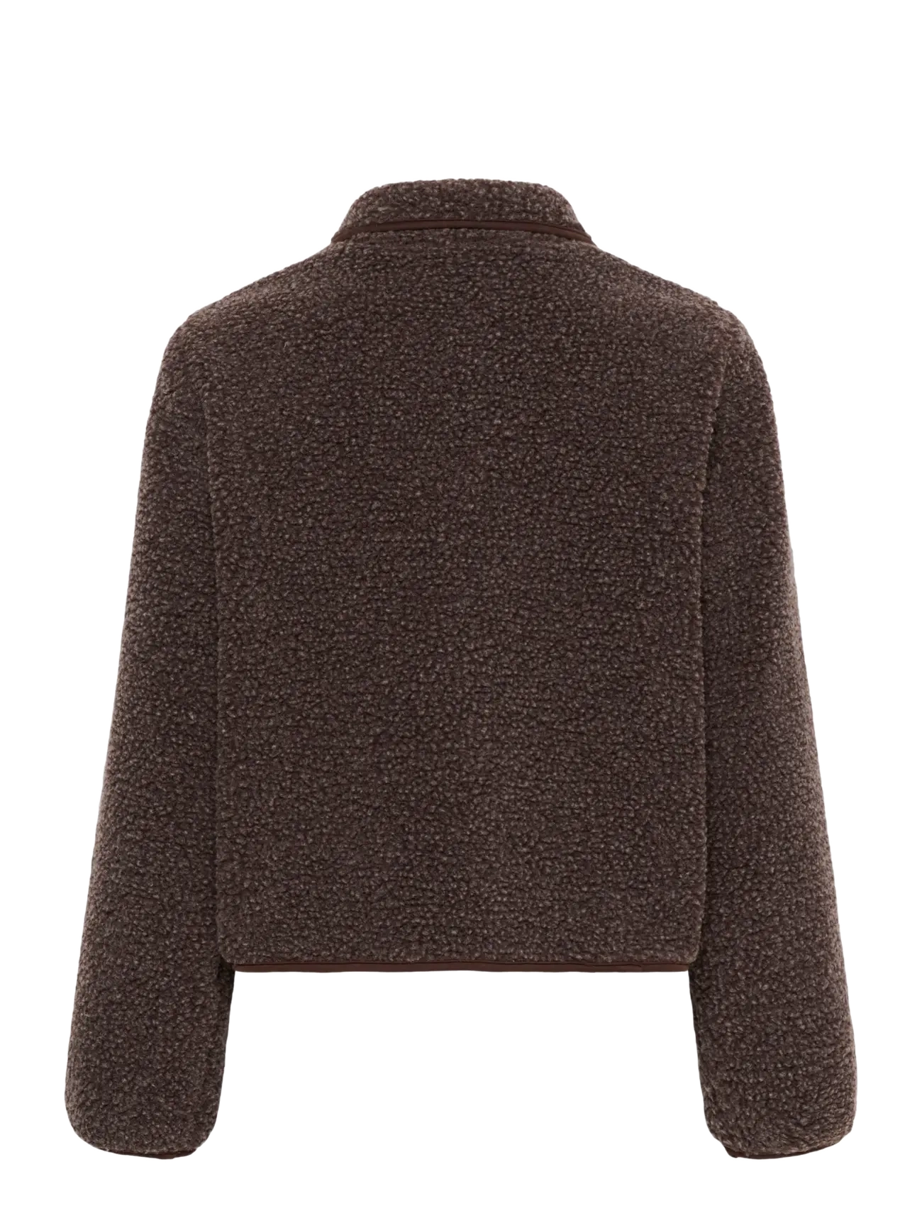 Culture - CUcatina Teddy Jacket - coffee bean melange - 1