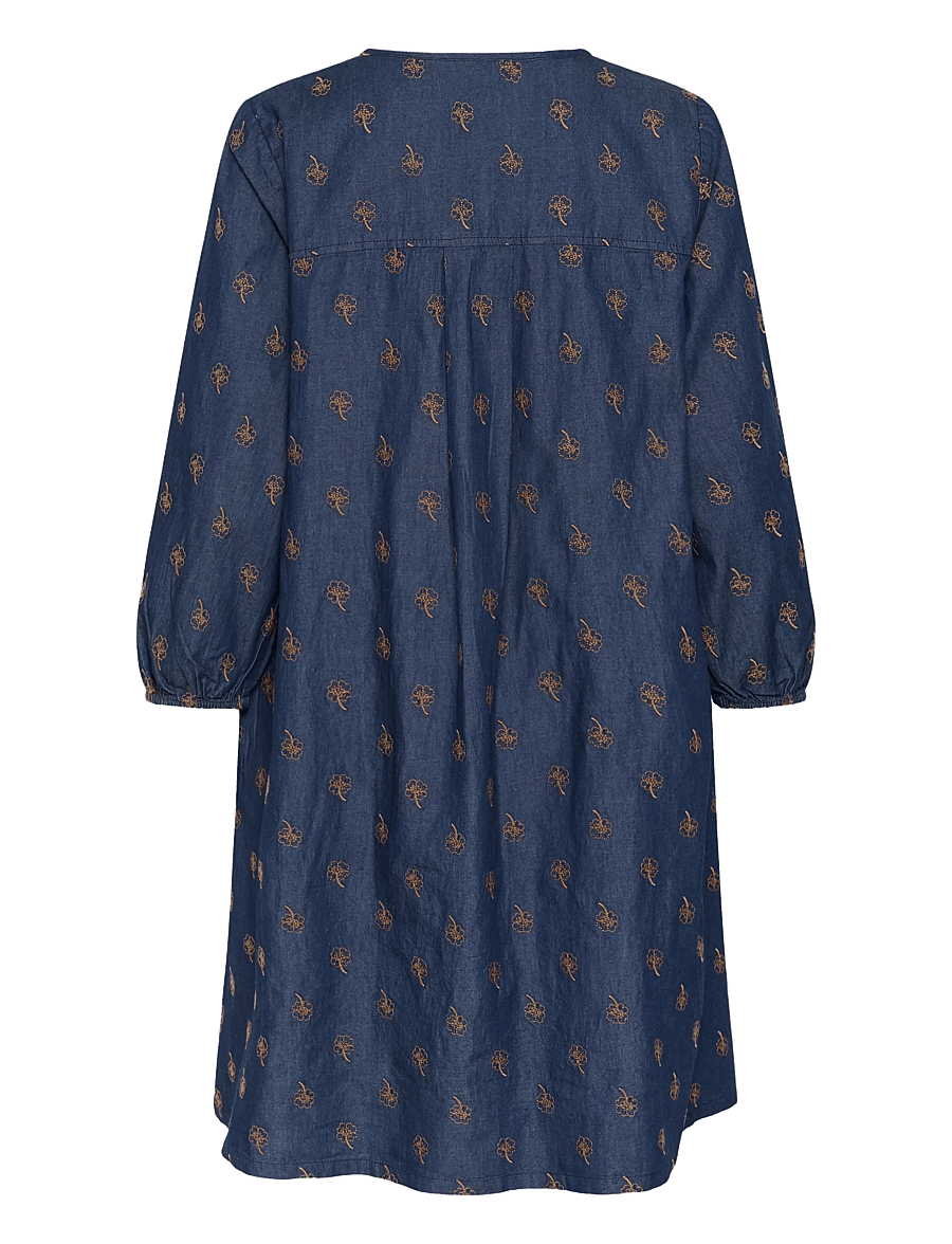 Culture - CUclover Michelle Short Dress - korte kjoler - rinse wash - 1