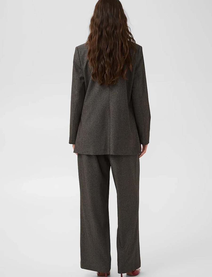 Culture - CUSTORMY BLAZER - zweireihige blazer - grey melange/silver - 4