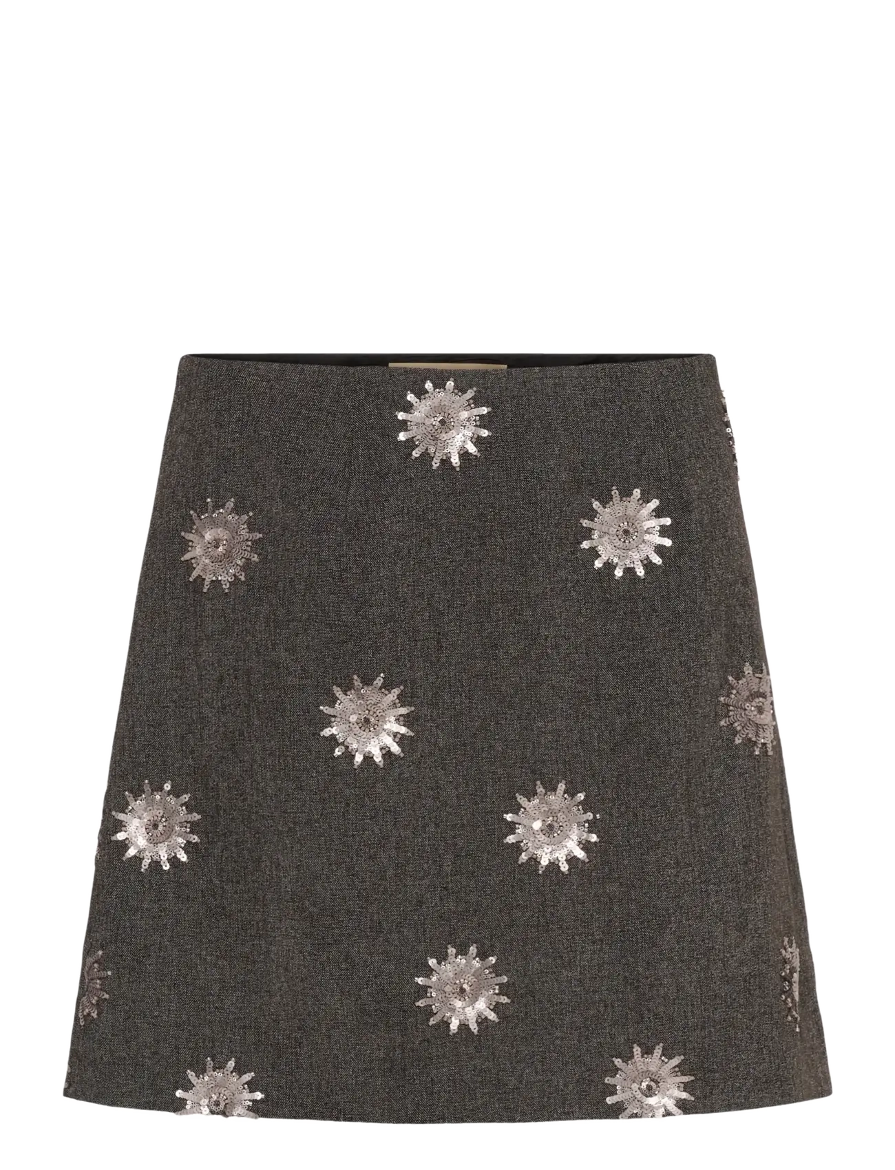 Culture CUSTORMY SKIRT - Suveaeg linnas - GREY MELANGE/SILVER / grey