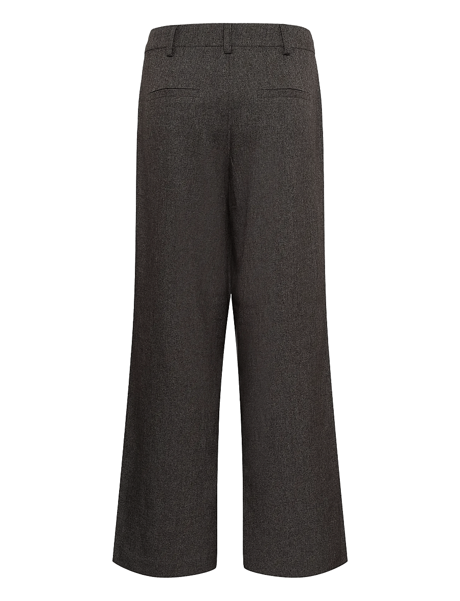 Culture - CUSTORMY PANTS - bukser med brede ben - grey melange/silver - 1