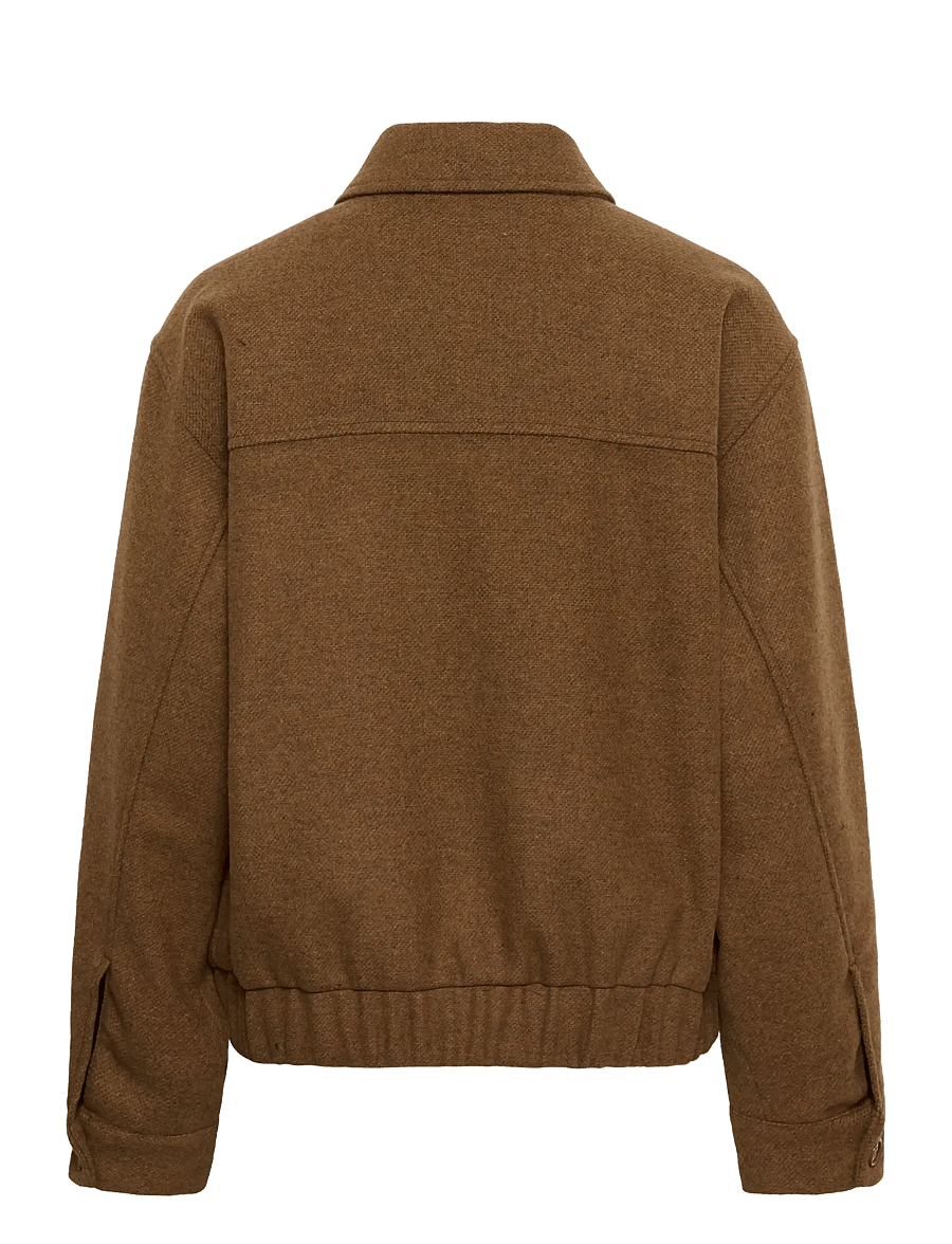 Culture - CUJANOLA JACKET - bomber jackets - toffee melange - 1