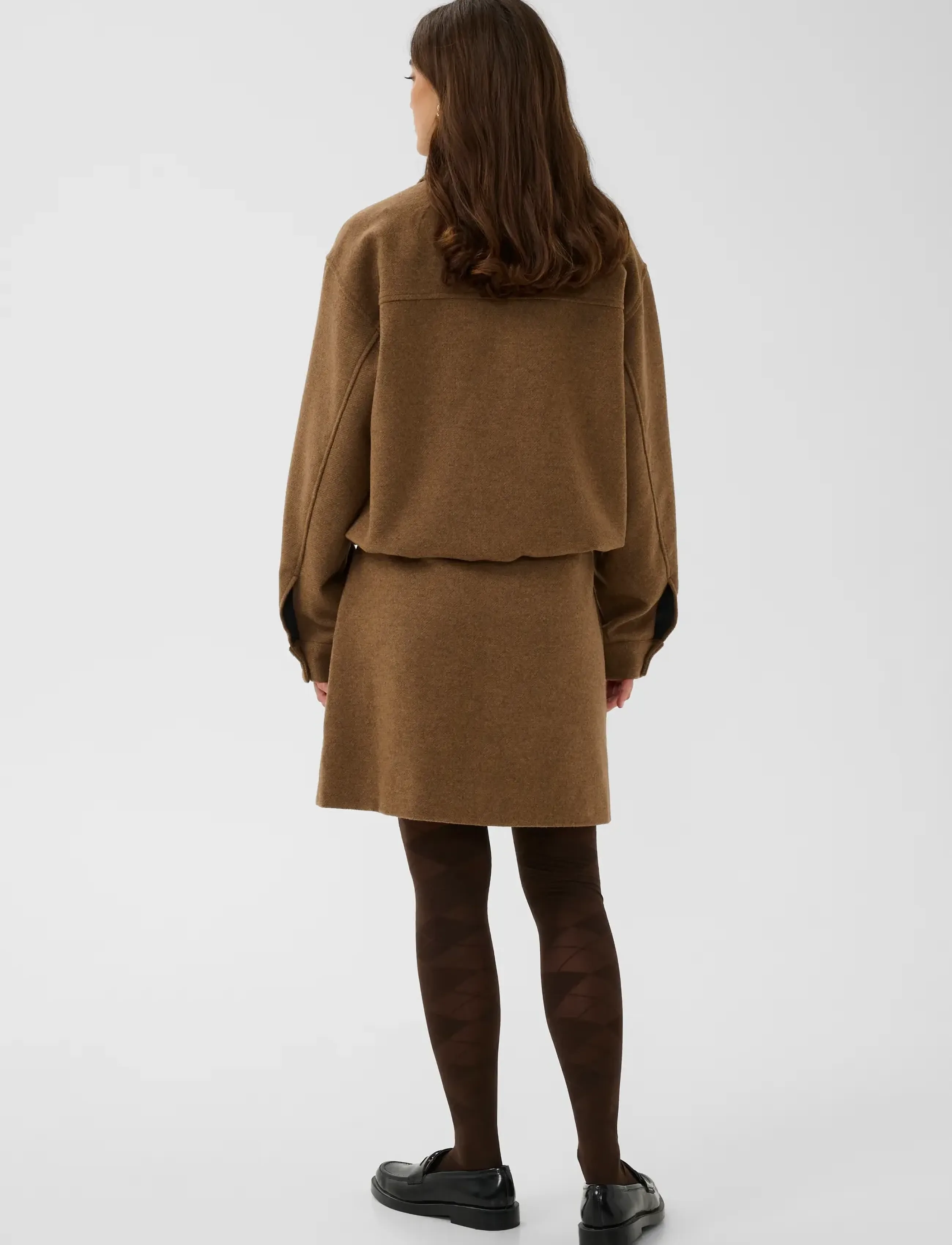 Culture - CUJANOLA JACKET - bomber jackets - toffee melange - 4