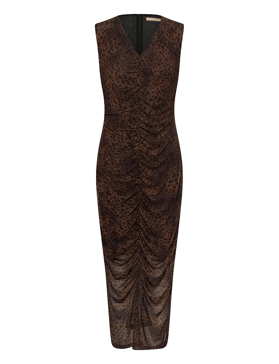 Culture - CUASHLEY DRESS - fodralklänningar - brown leopard - 0