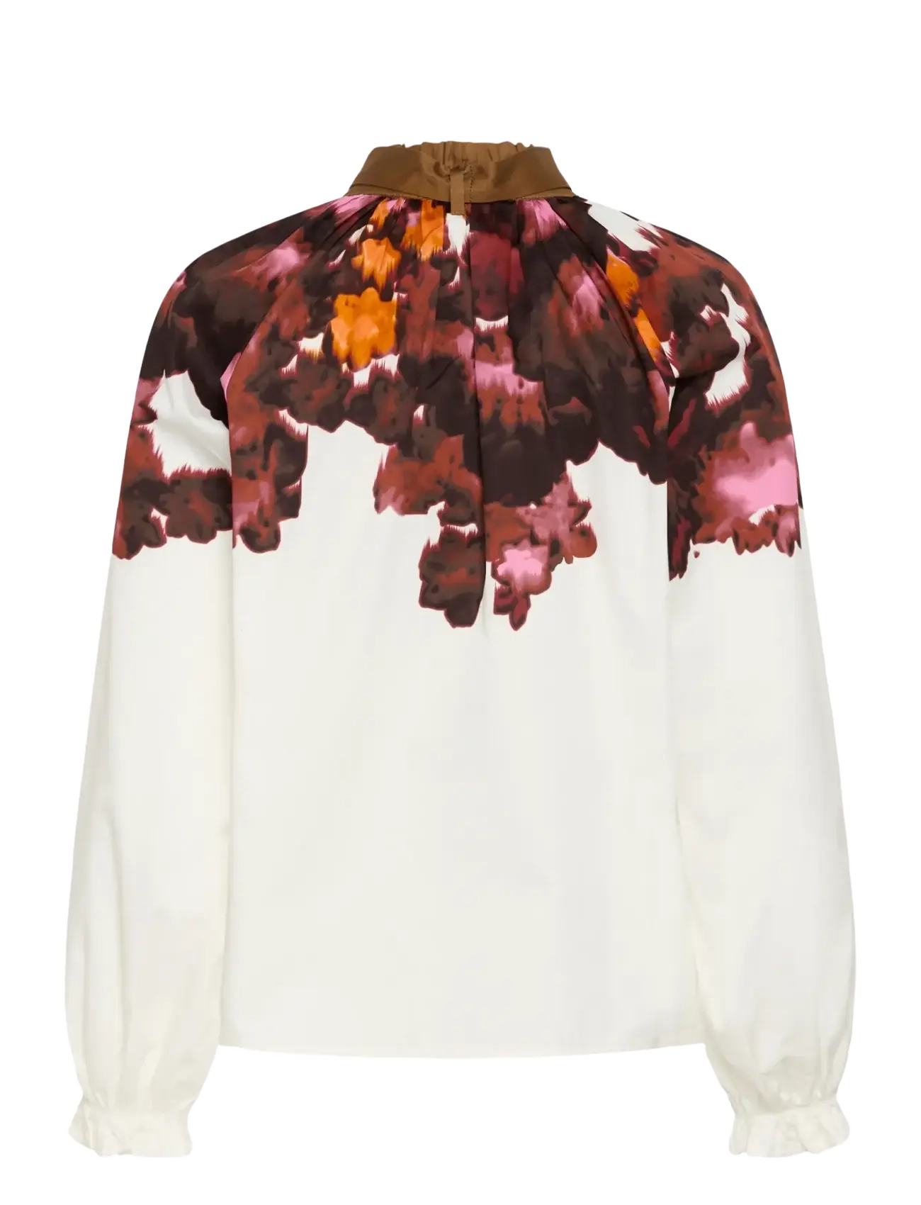 Culture - CUJULISSA BLOUSE - langærmede bluser - gardenia with pink/brown - 1