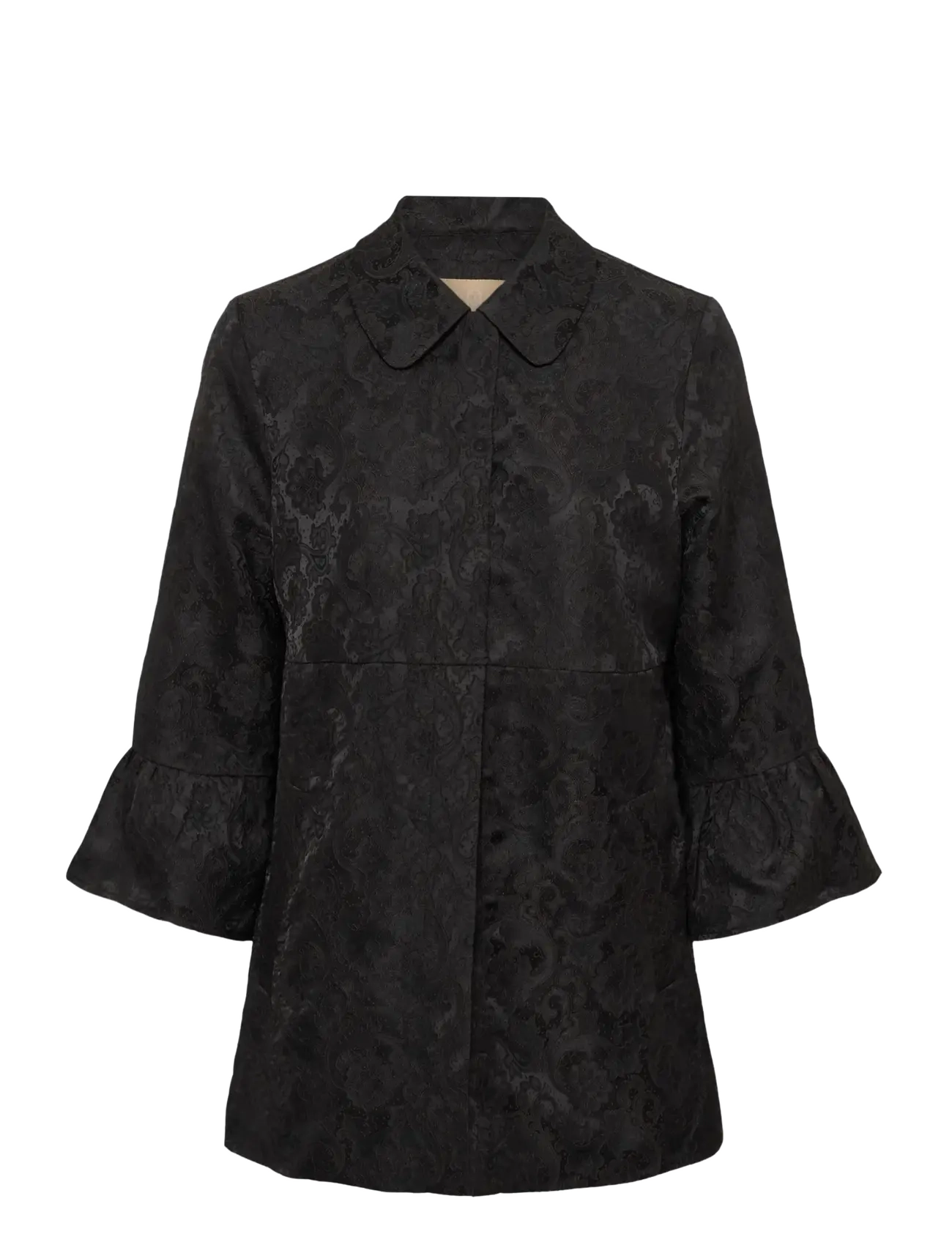 Culture CUGILANA JACKET - Kleding - BLACK/BROWN / black