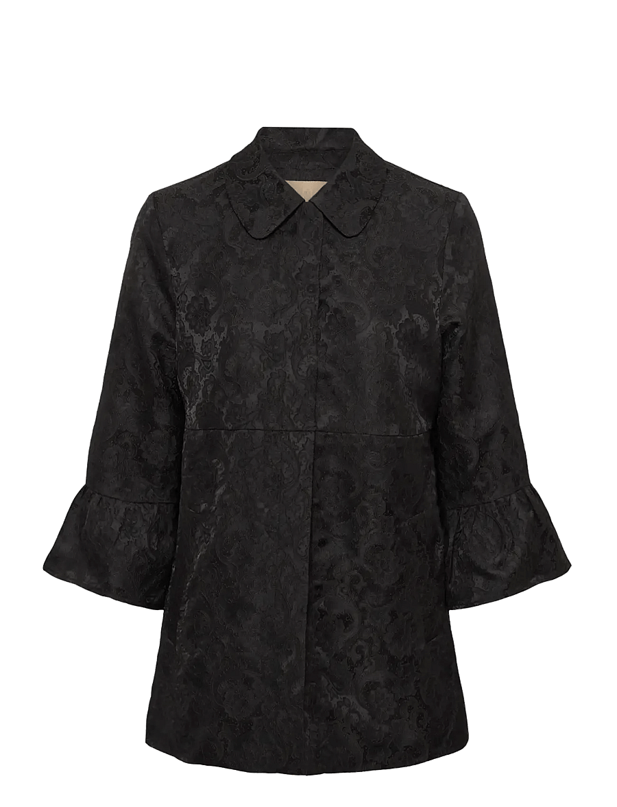 Culture - CUGILANA JACKET - leichte jacken - black/brown - 0