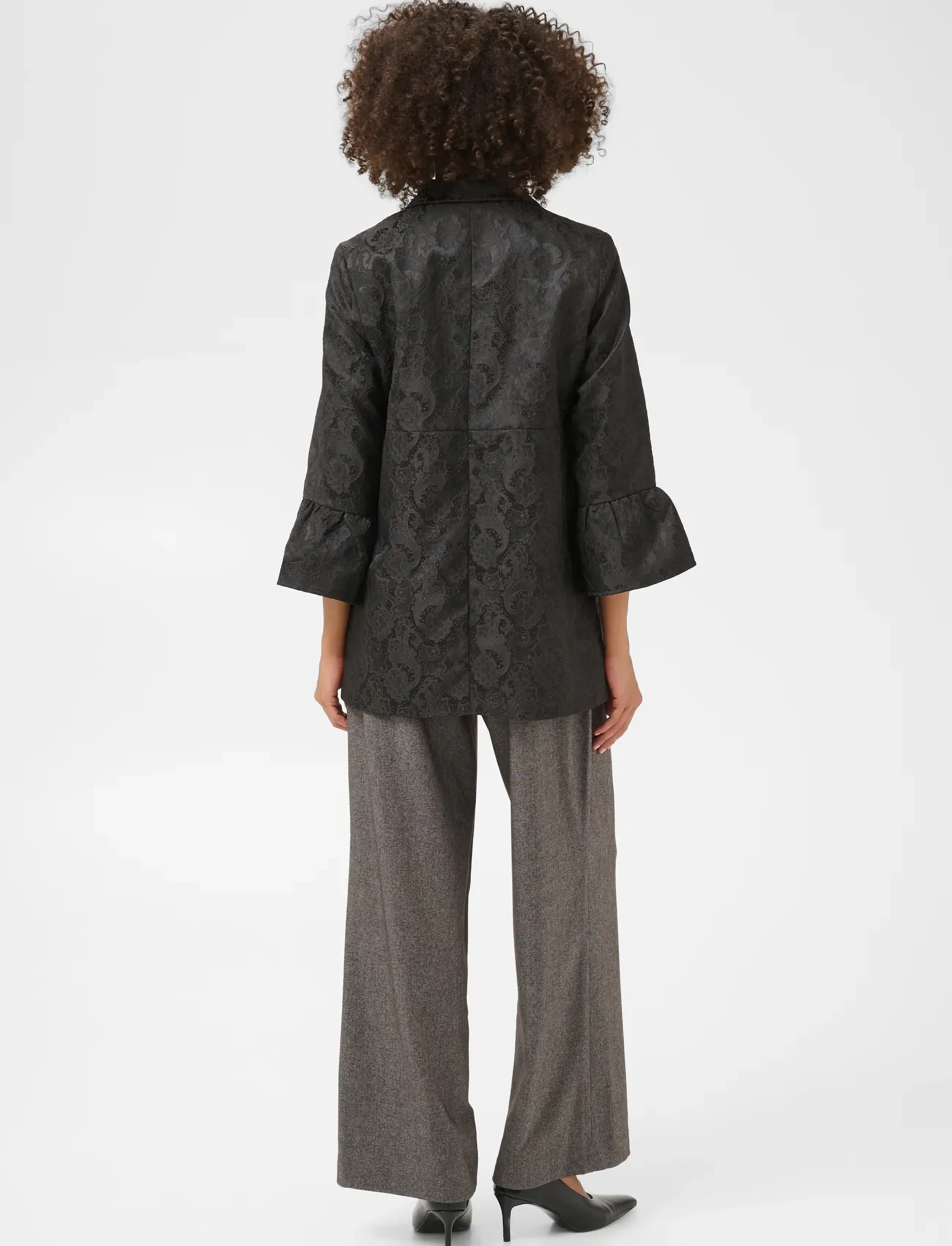 Culture - CUGILANA JACKET - leichte jacken - black/brown - 4
