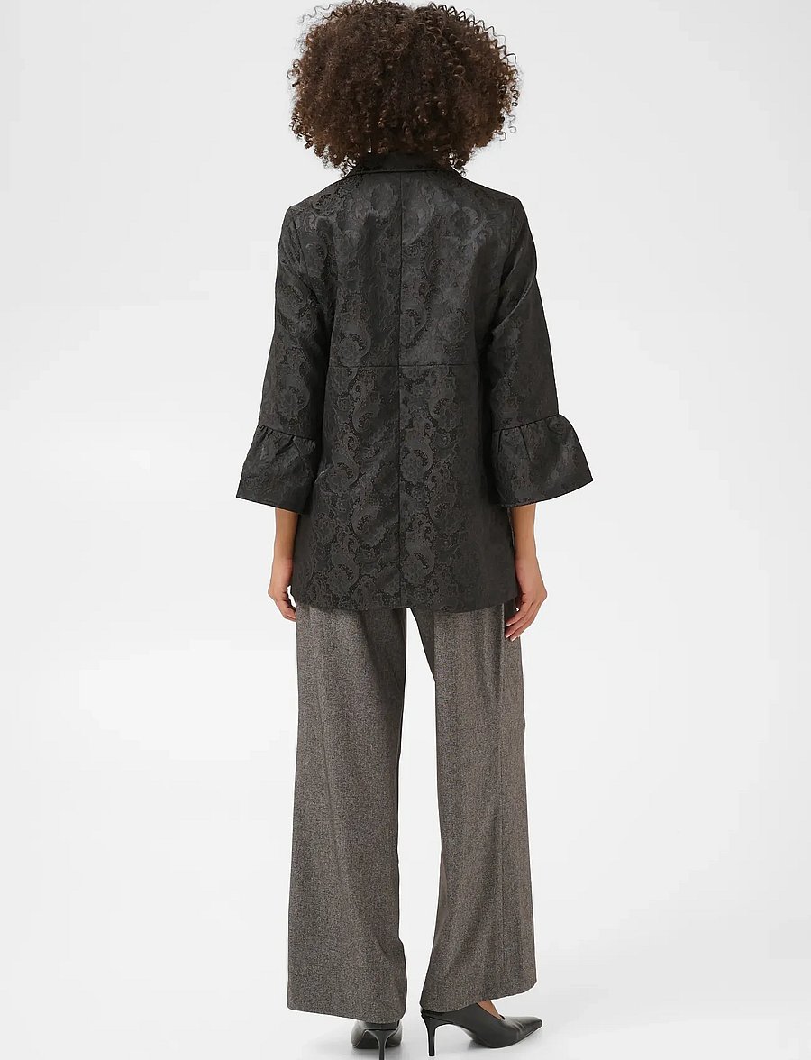Culture - CUGILANA JACKET - leichte jacken - black/brown - 4