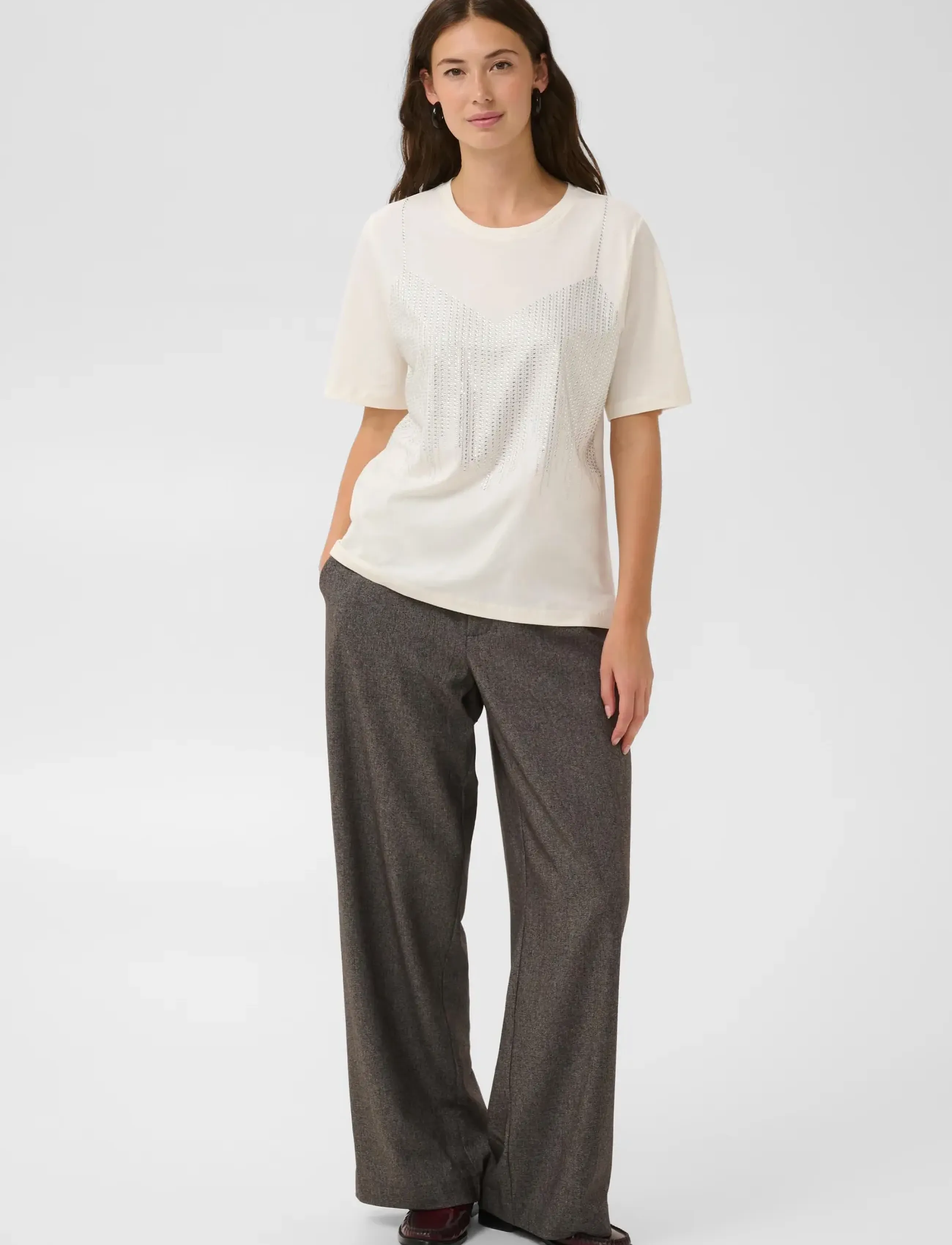 Culture - CUTIFFY AMORA T-SHIRT - t-shirts - gardenia - 3