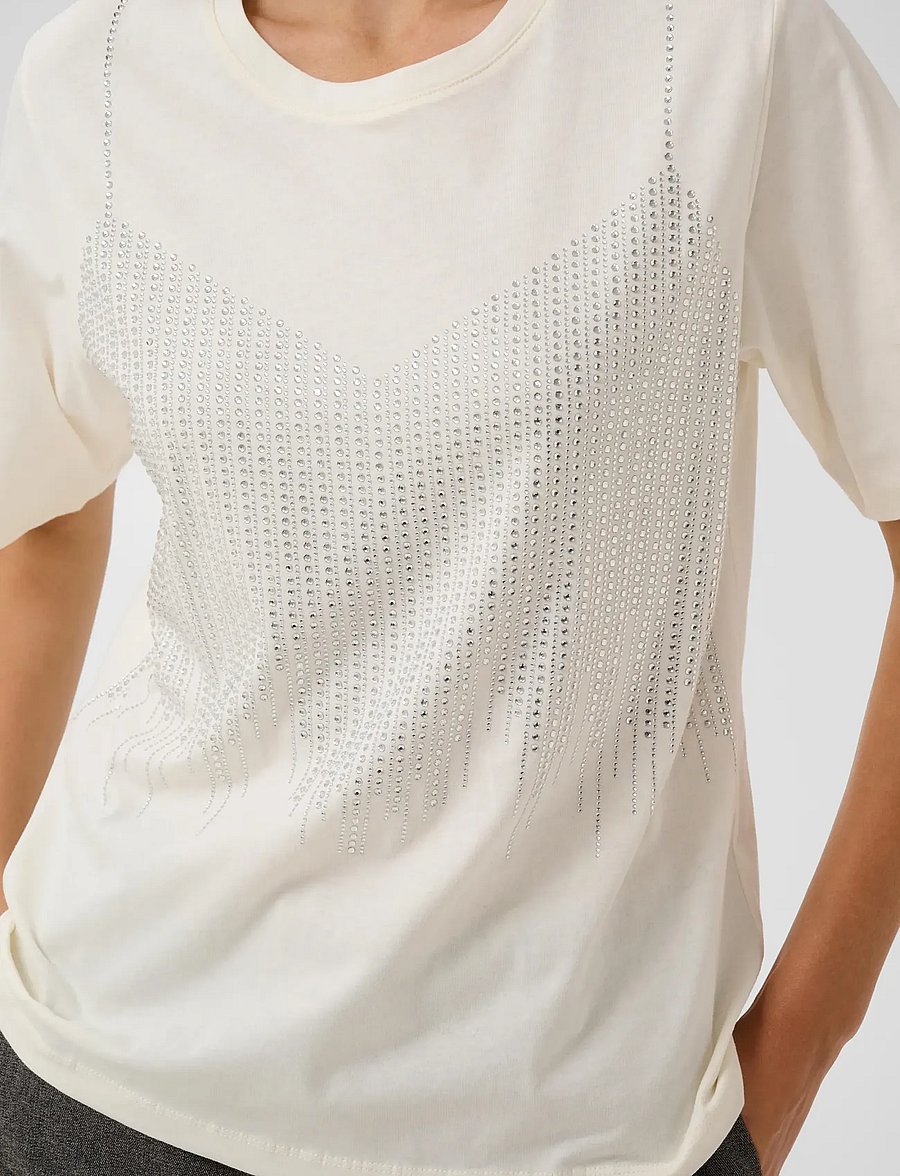 Culture - CUTIFFY AMORA T-SHIRT - t-shirts - gardenia - 5