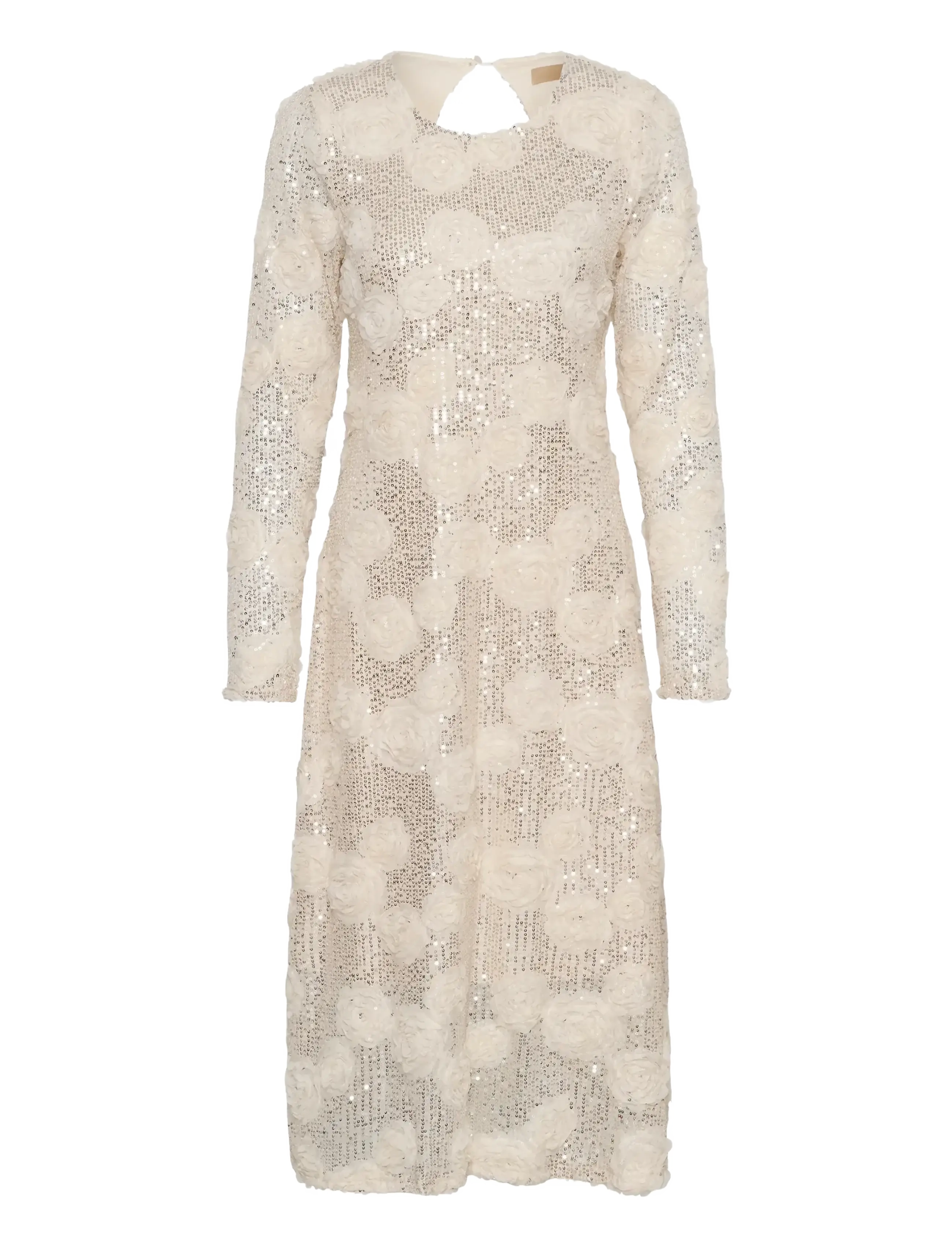 Culture CUSUSAN DRESS - Summer in the city - WHITECAP SEQUINS / white
