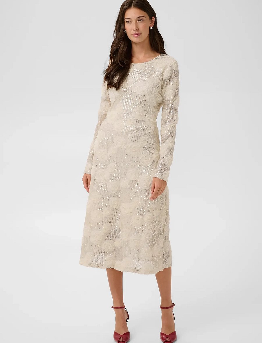 Culture - CUSUSAN DRESS - cocktail dresses - whitecap sequins - 2