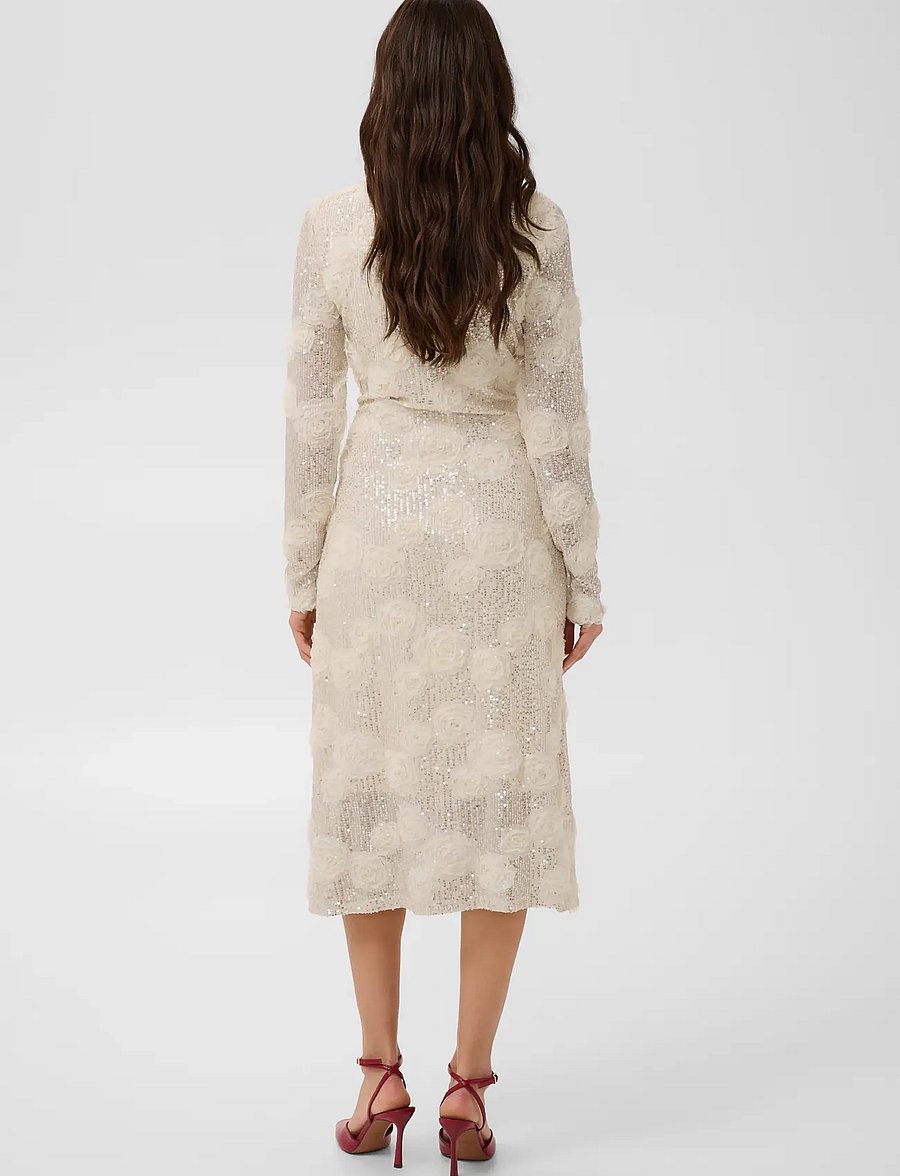 Culture - CUSUSAN DRESS - cocktail dresses - whitecap sequins - 3